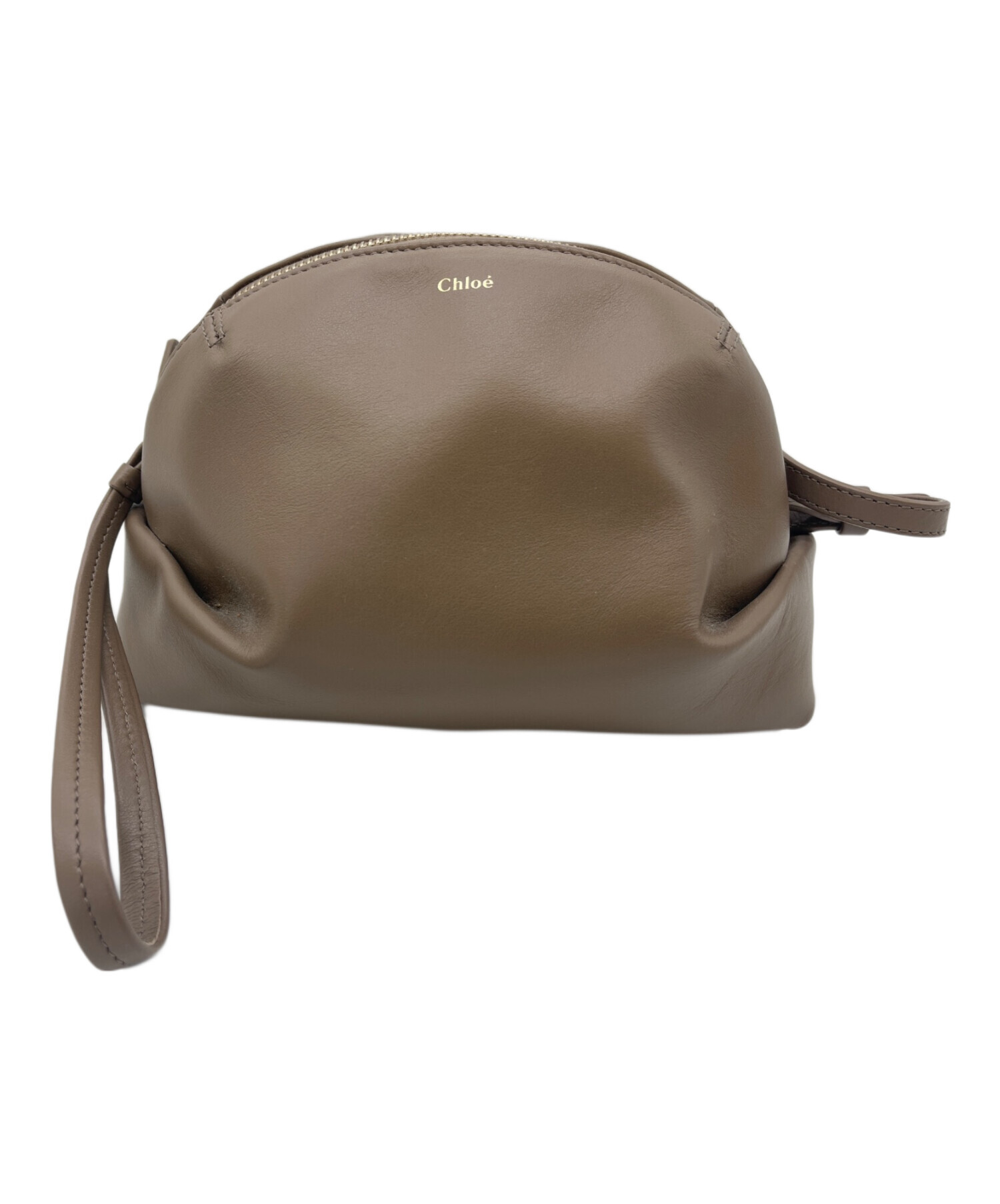 Chloe クロエ ショルダーバッグ  ベージュ 【古着】【中古】【送料無料】 Chloe クロエ ショルダーバッグ ベージュ 【古着】【中古】【送料無料