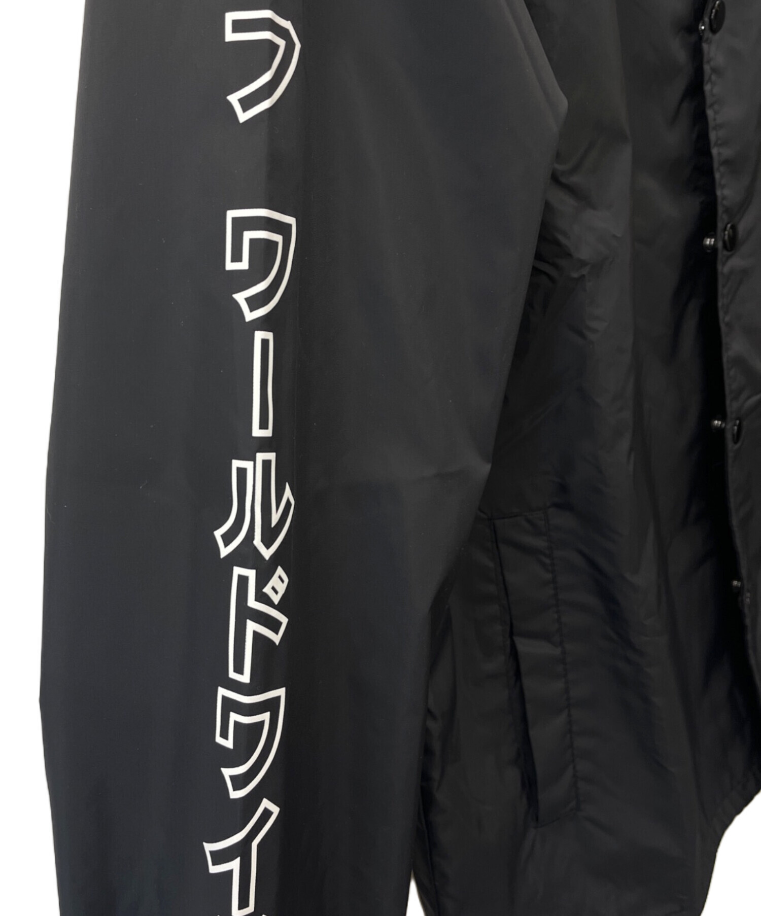 中古・古着通販】HUF (ハフ) コーチジャケット ブラック サイズ:XL