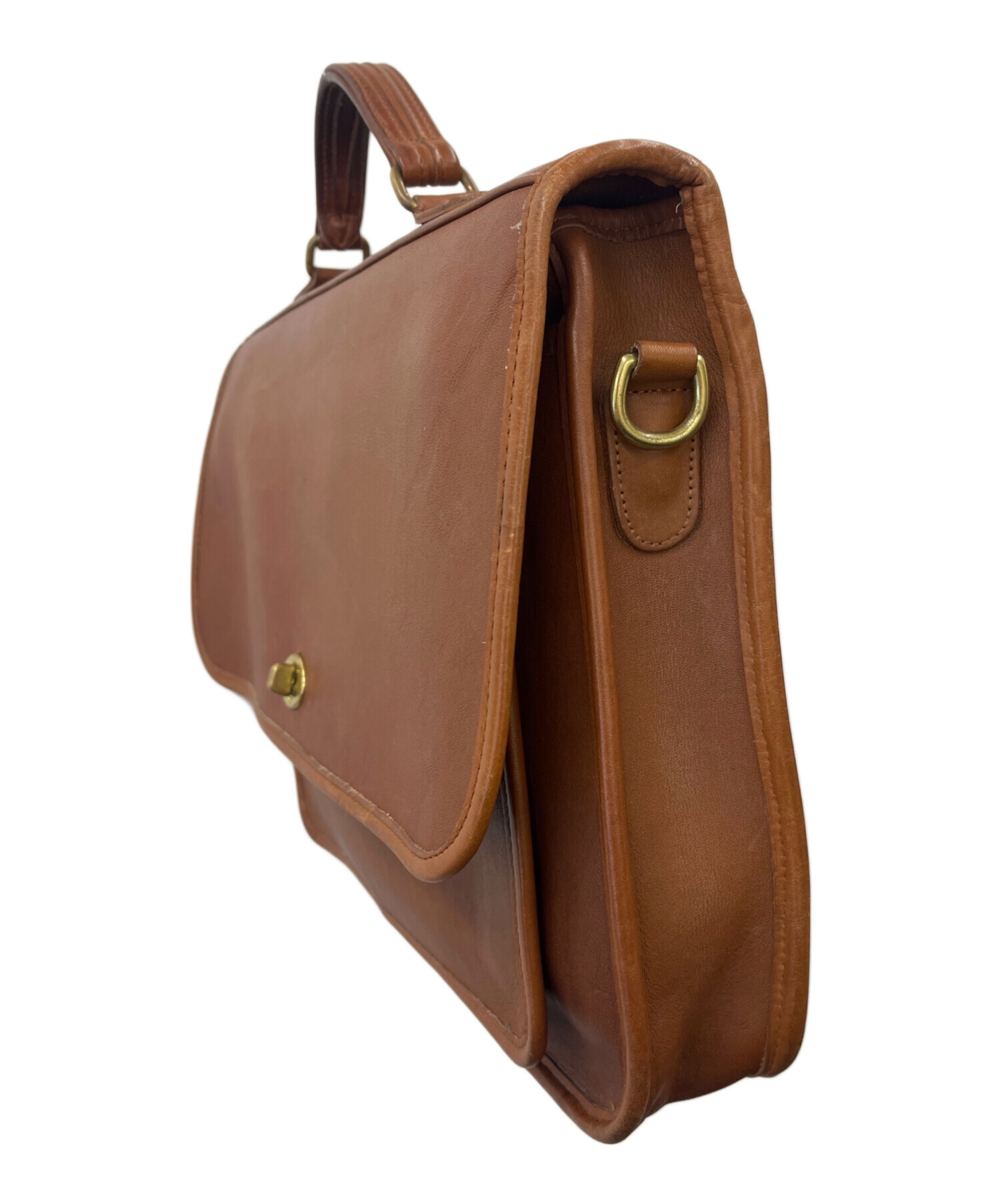 中古・古着通販】COACH (コーチ) ブリーフケース ブラウン｜ブランド 