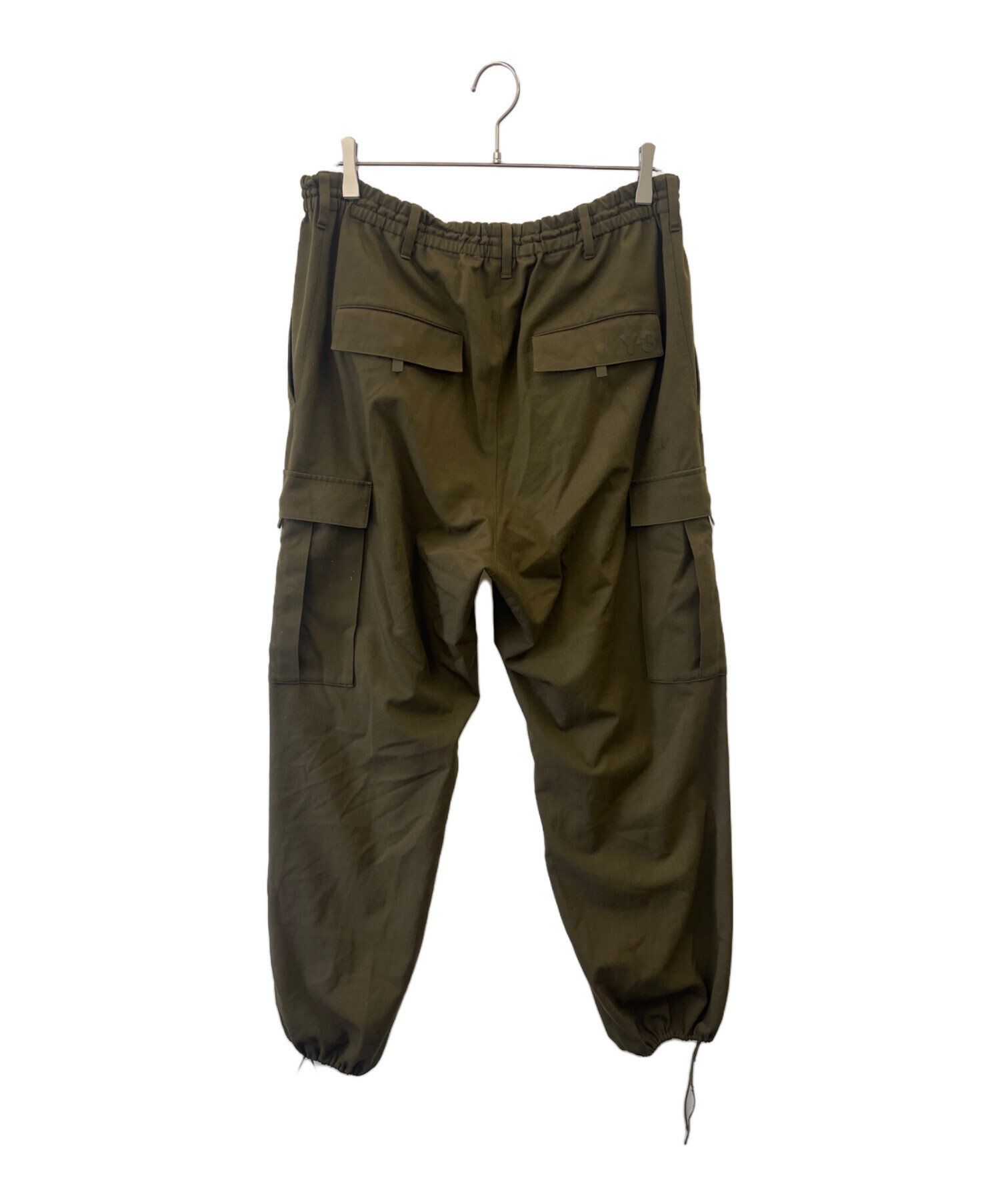 Y-3 オリーブ カーゴパンツ S 美品 中古・古着通販】Y-3 (ワイスリー) カーゴパンツ オリーブ サイズ:M