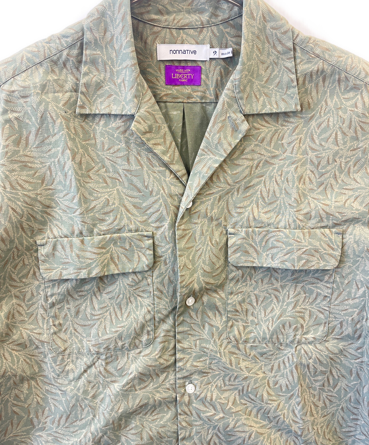 中古・古着通販】nonnative (ノンネイティブ) オープンカラーシャツ