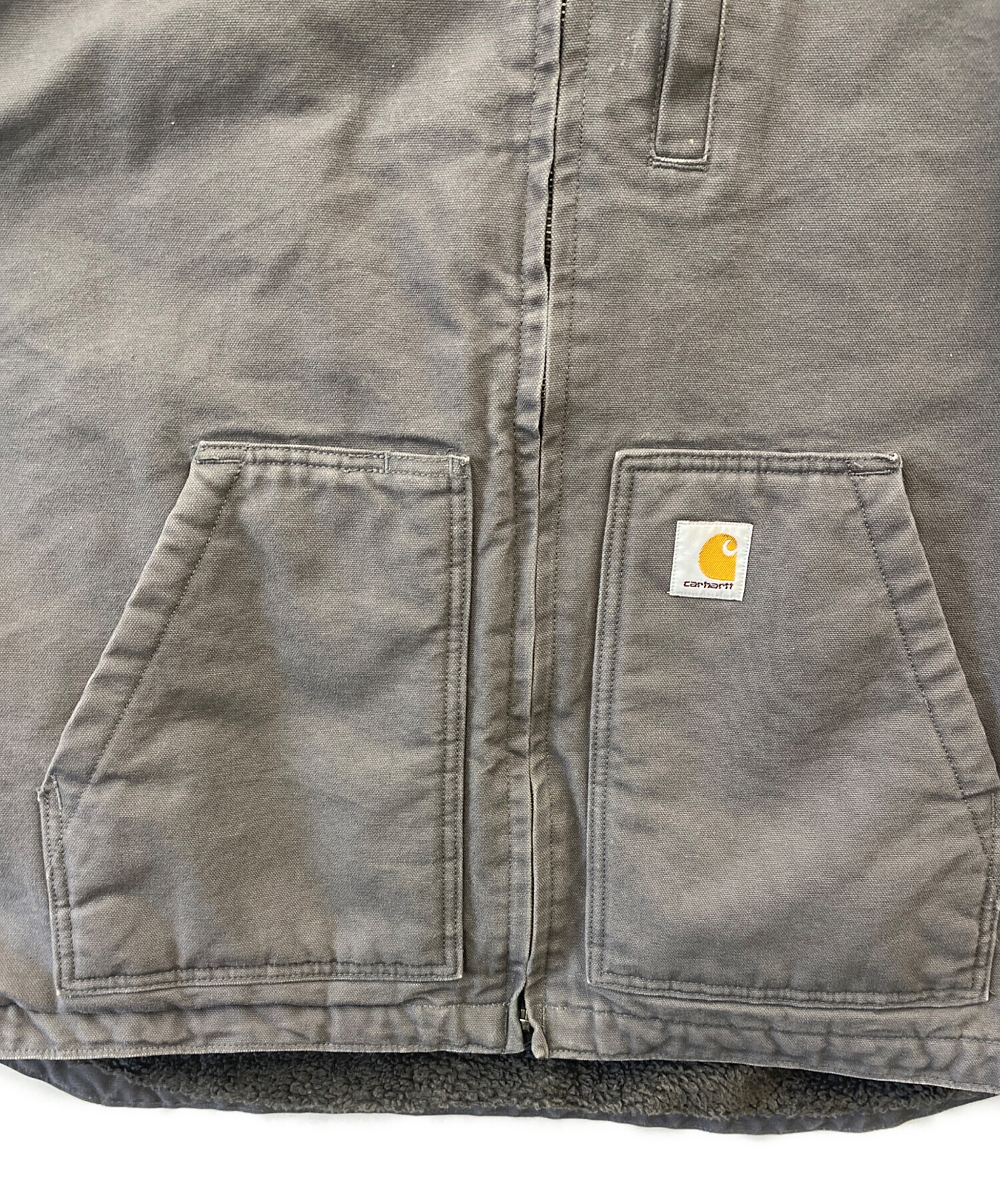中古・古着通販】CarHartt (カーハート) ダックベスト グレー サイズ