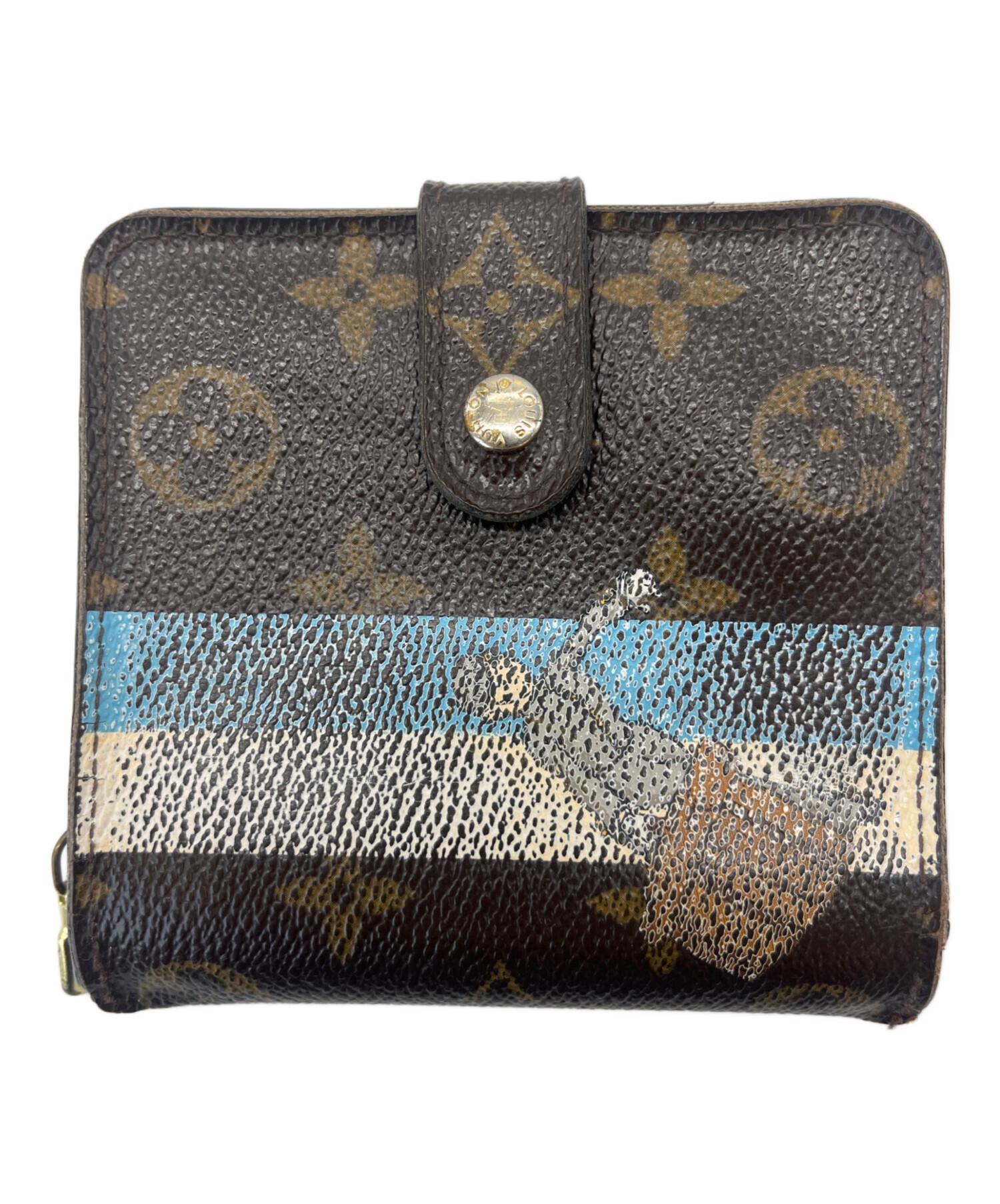 中古] ルイヴィトン モノグラム 二つ折り財布