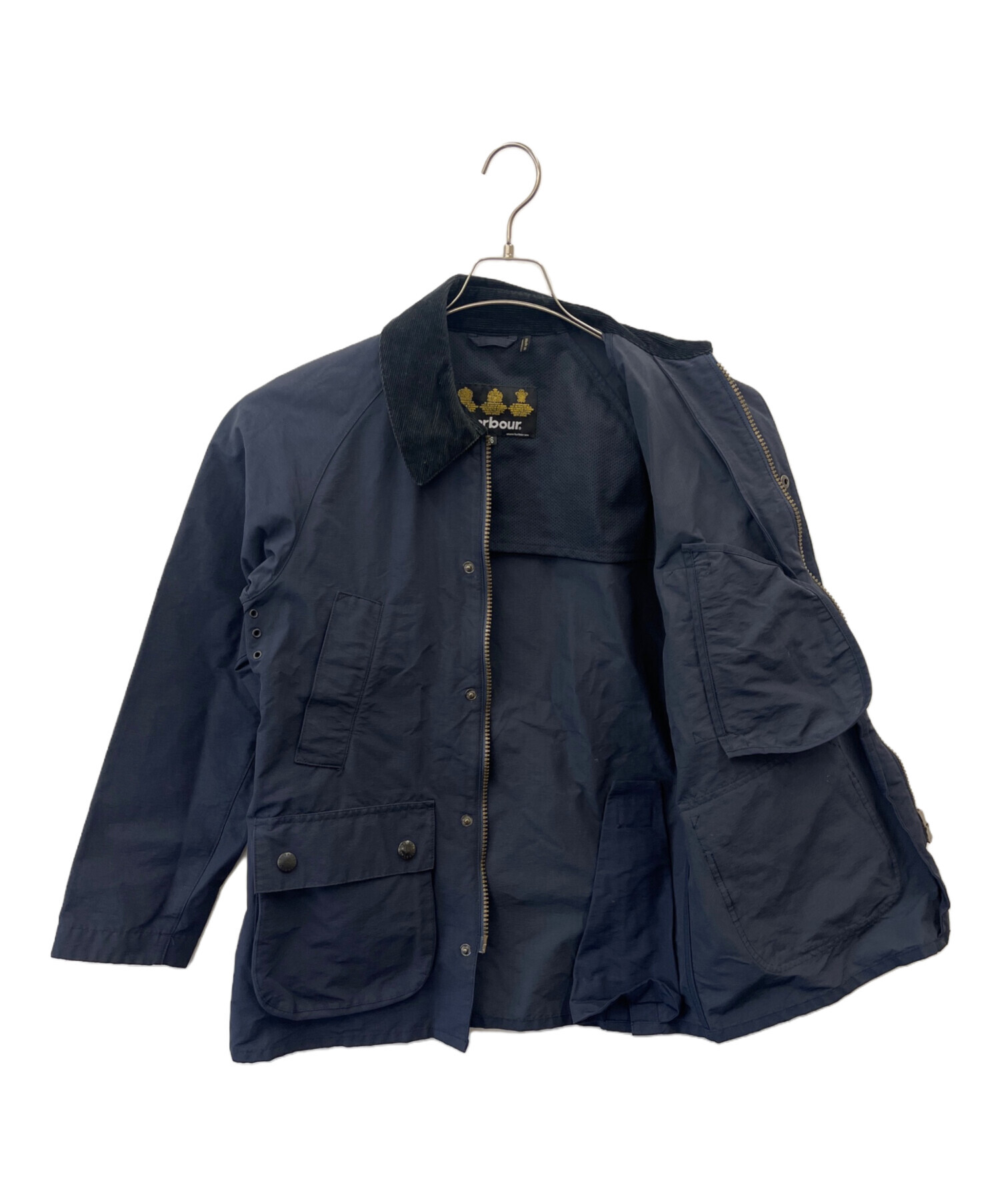 Barbour 36サイズ　ネイビー ジャケット 中古・古着通販】Barbour (バブアー) ナイロンジャケット