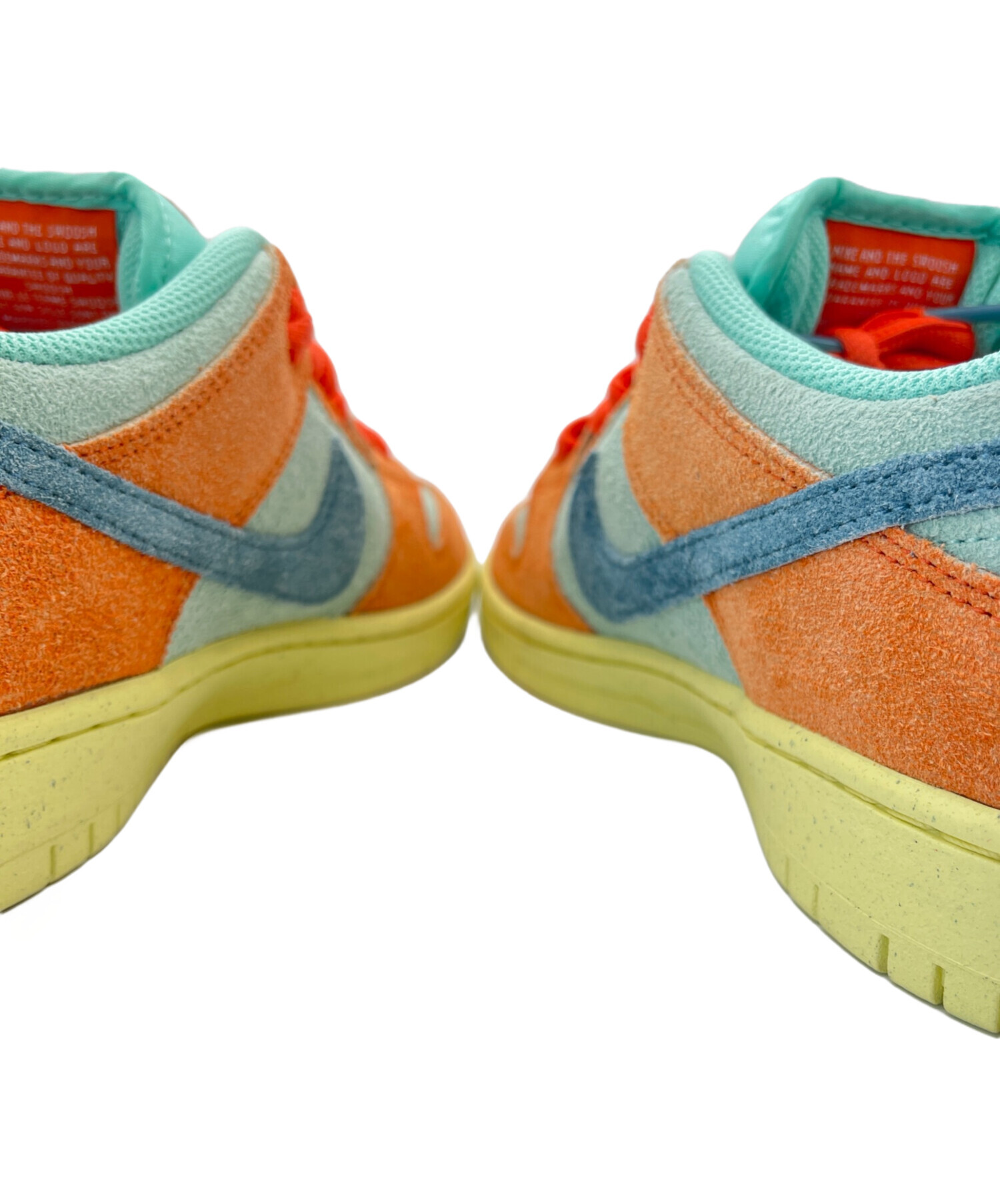 中古・古着通販】NIKE (ナイキ) スニーカー グリーン×オレンジ サイズ