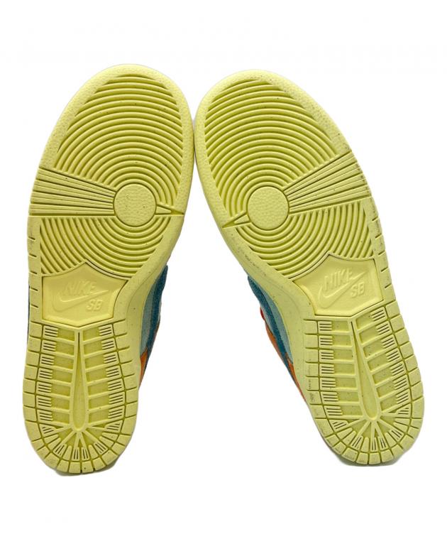中古・古着通販】NIKE (ナイキ) スニーカー グリーン×オレンジ サイズ