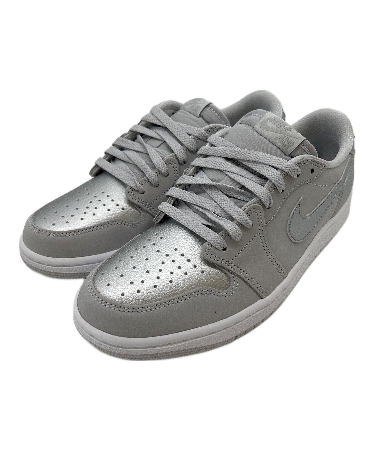 中古・古着通販】NIKE (ナイキ) AIR JORDAN 1 RETRO LOW OG グレー 