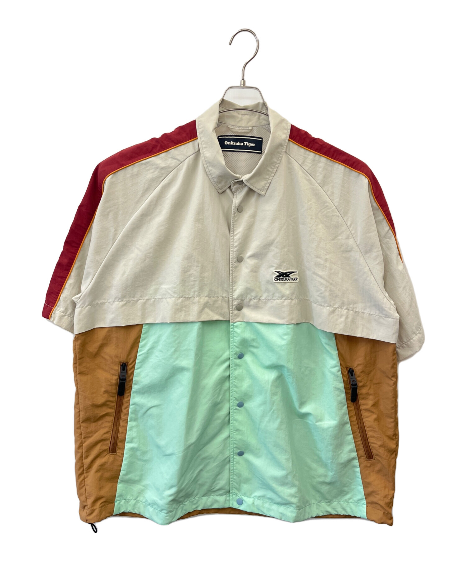 中古・古着通販】Onitsuka Tiger (オニツカタイガー) 半袖シャツジ 