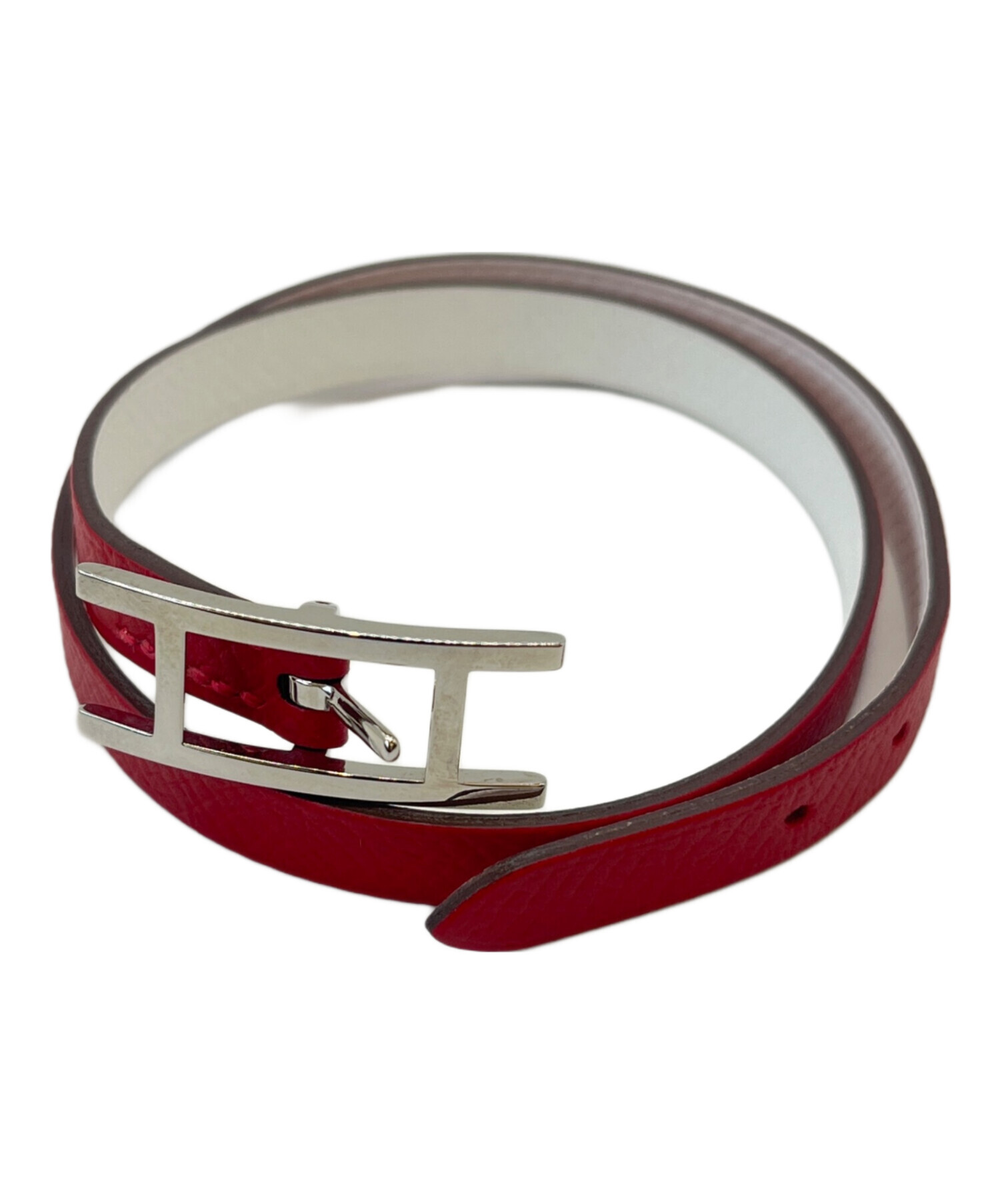 中古・古着通販】HERMES (エルメス) ブレスレット レッド｜ブランド 