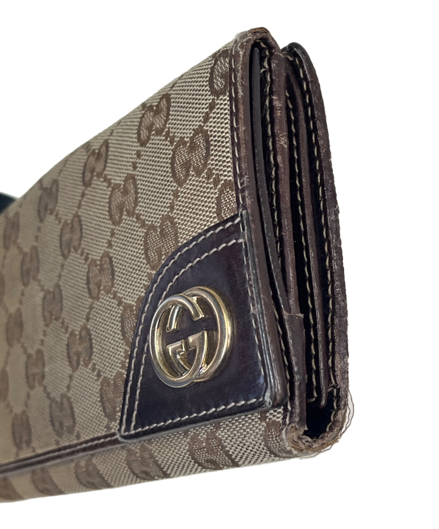 ✾*済様 GUCCI、コーチの長財布 中古・古着通販】GUCCI (グッチ) GUCCI GG 181598 長財布 ベージュ