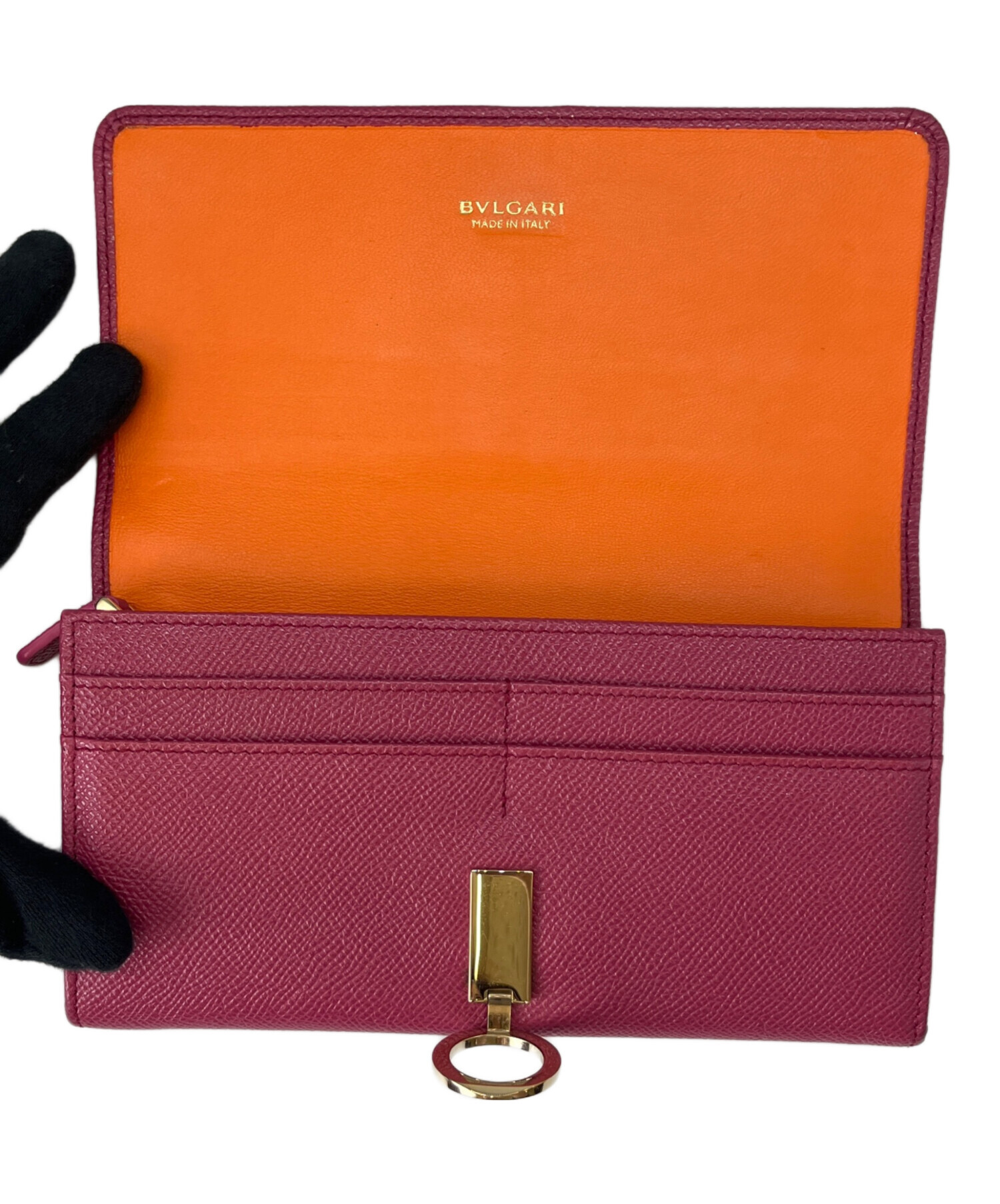 中古・古着通販】BVLGARI (ブルガリ) BVLGARI 284854 長財布 ピンク