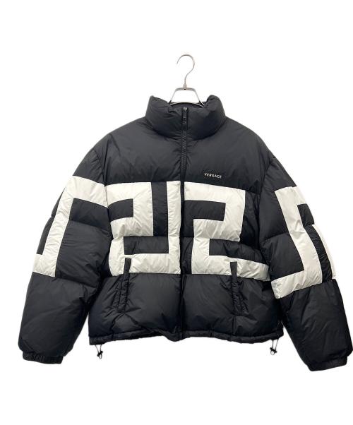 【未使用】VERSACE ヴェルサーチ ダウンジャケット 長袖 中古・古着通販】VERSACE (ヴェルサーチェ) VERSACE グレカ ダウン
