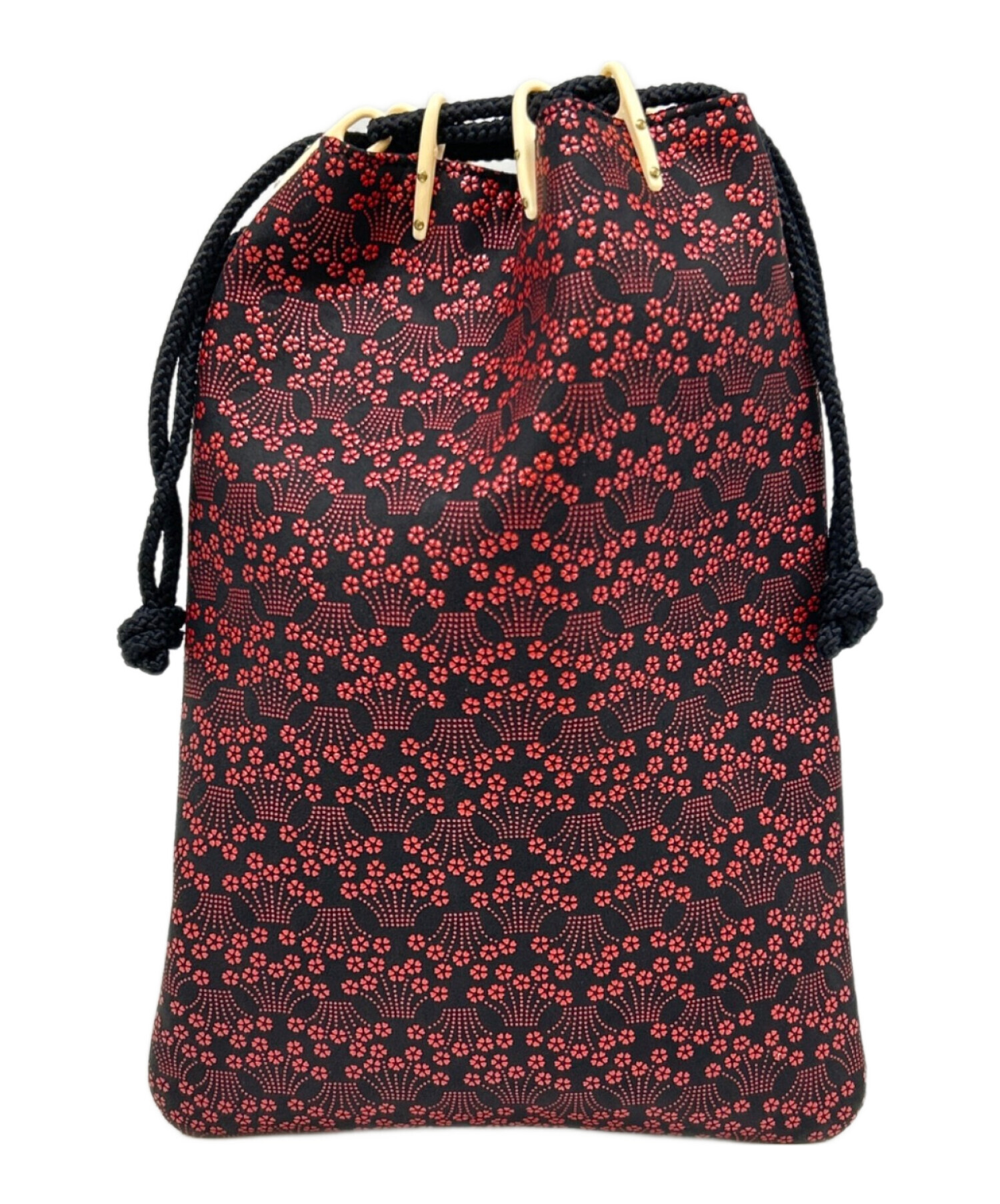 中古・古着通販】印傳屋 (インデンヤ) 合切袋 印傳屋 レッド｜ブランド