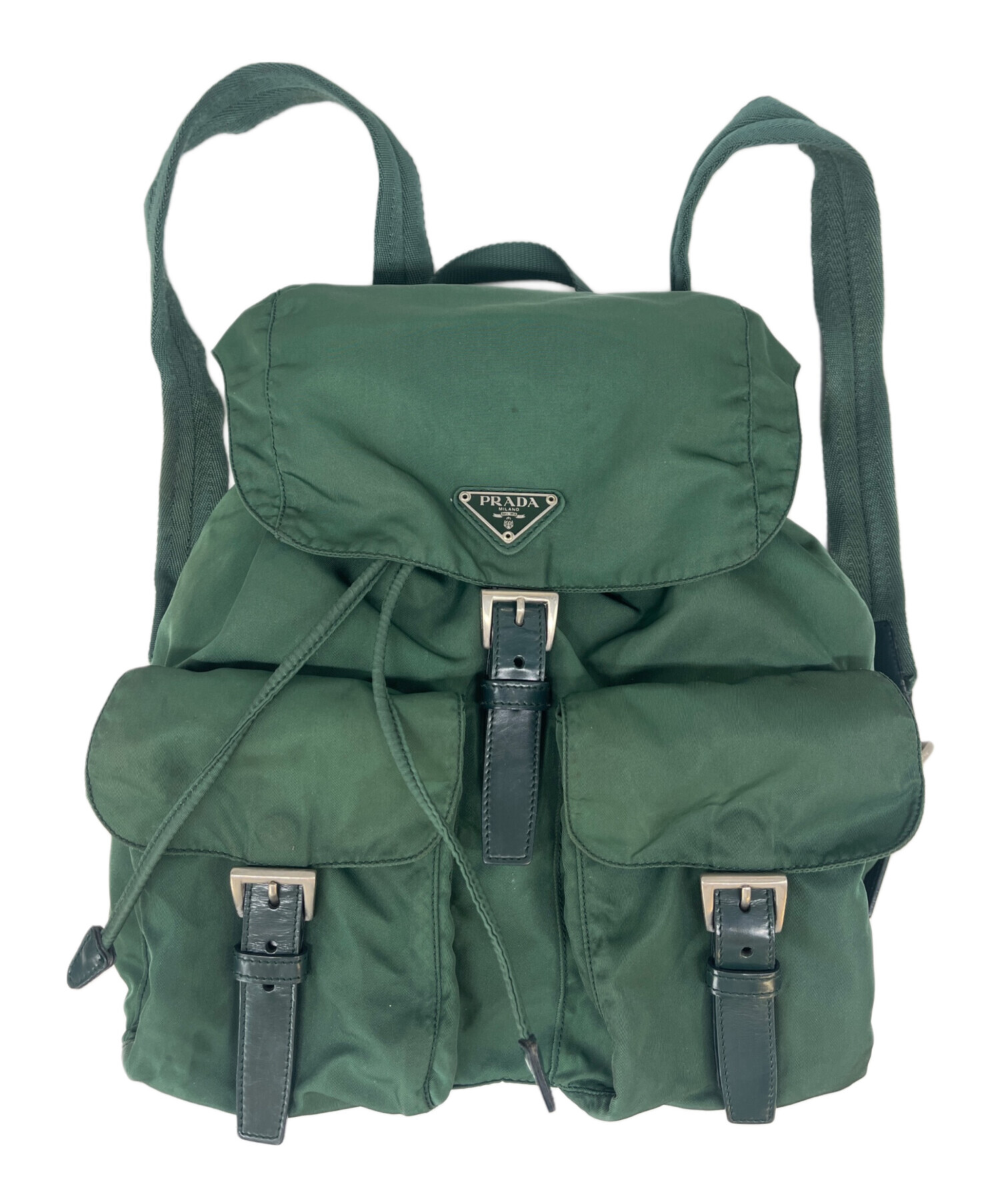 中古・古着通販】PRADA (プラダ) ナイロンリュック グリーン｜ブランド 