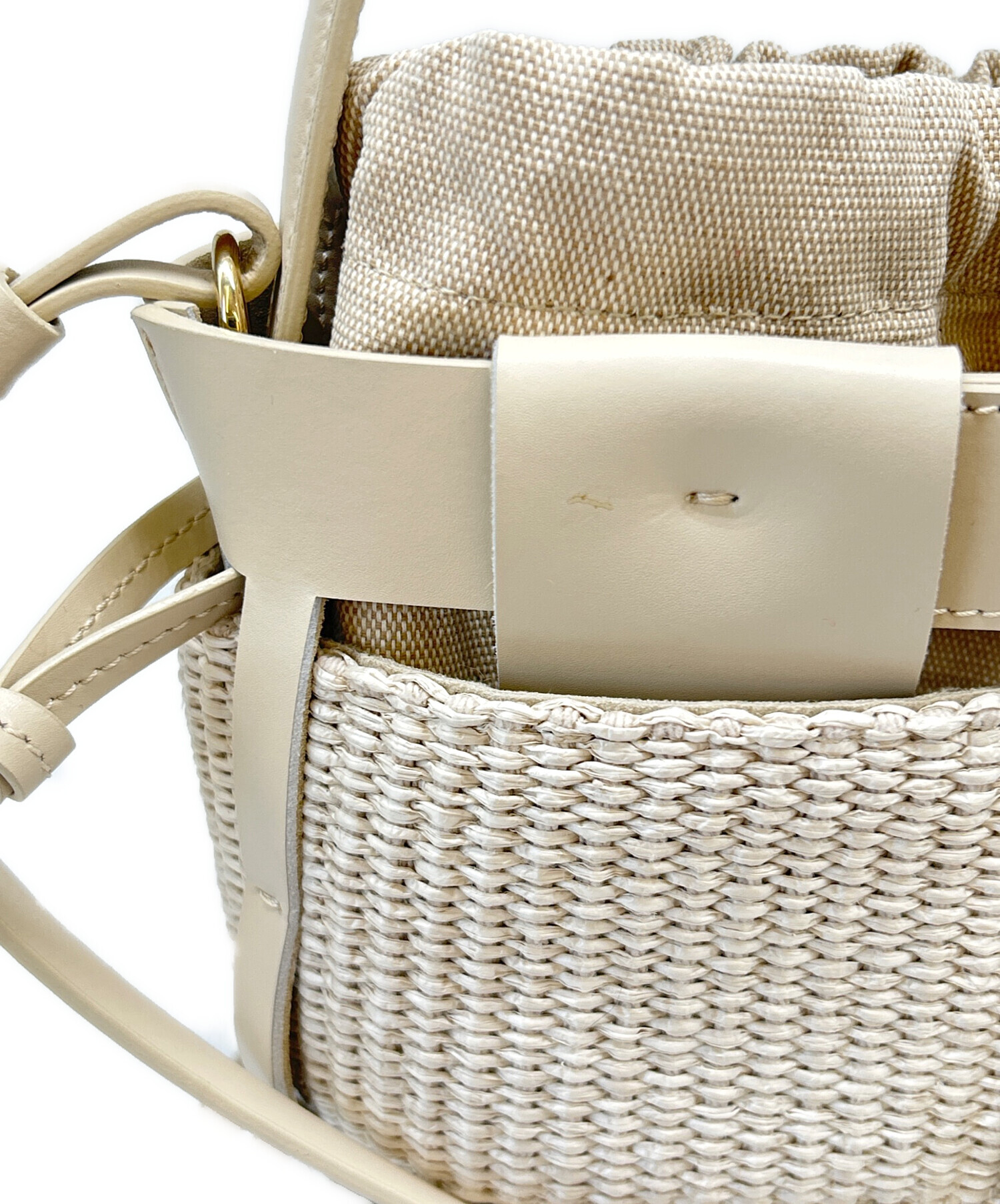 中古・古着通販】ZANCHETTI (ザンケッティー) WOVEN BUCKET SMALL 2WAY 