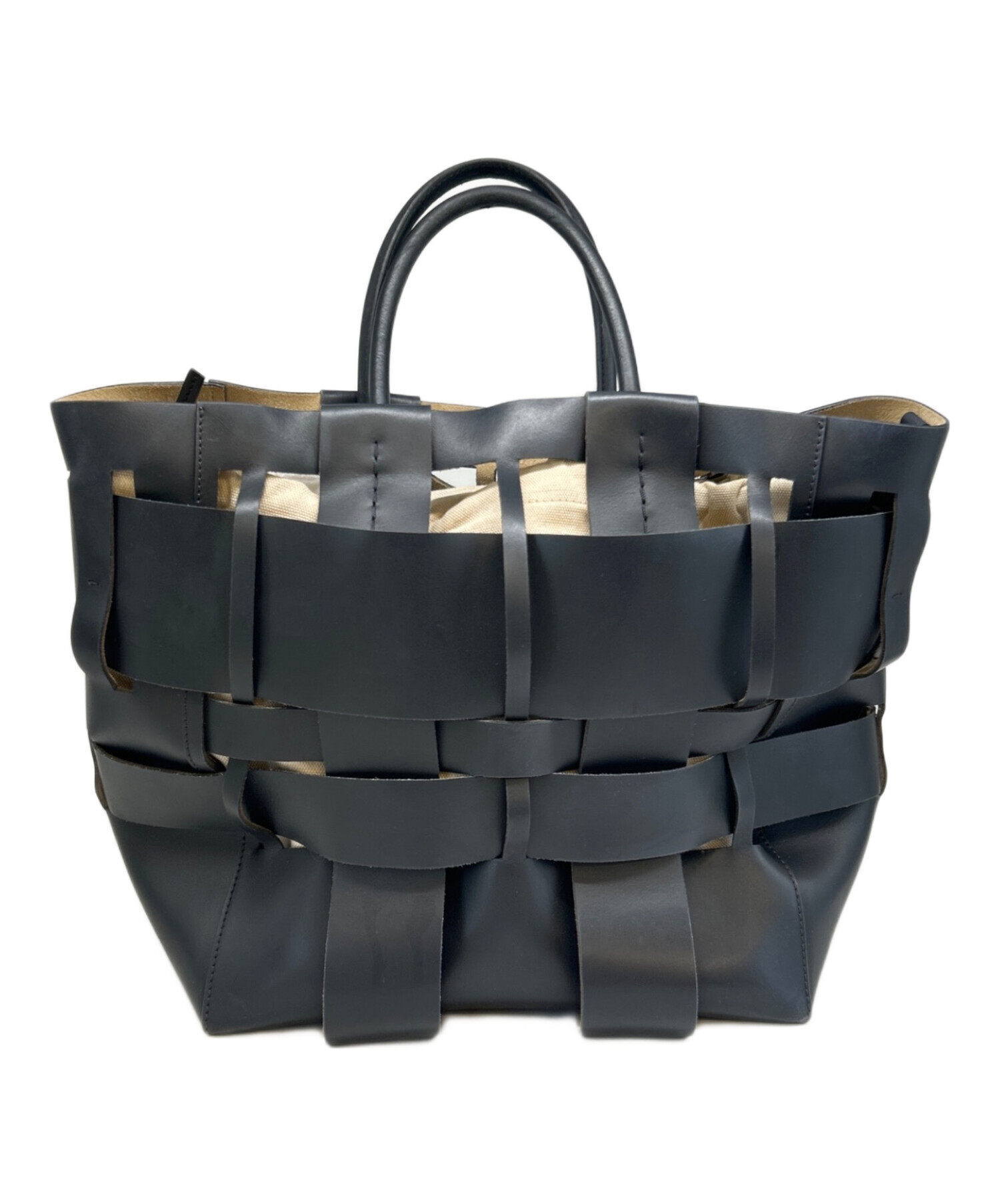中古・古着通販】ZANCHETTI (ザンケッティー) WOVEN SHOPPER トート 