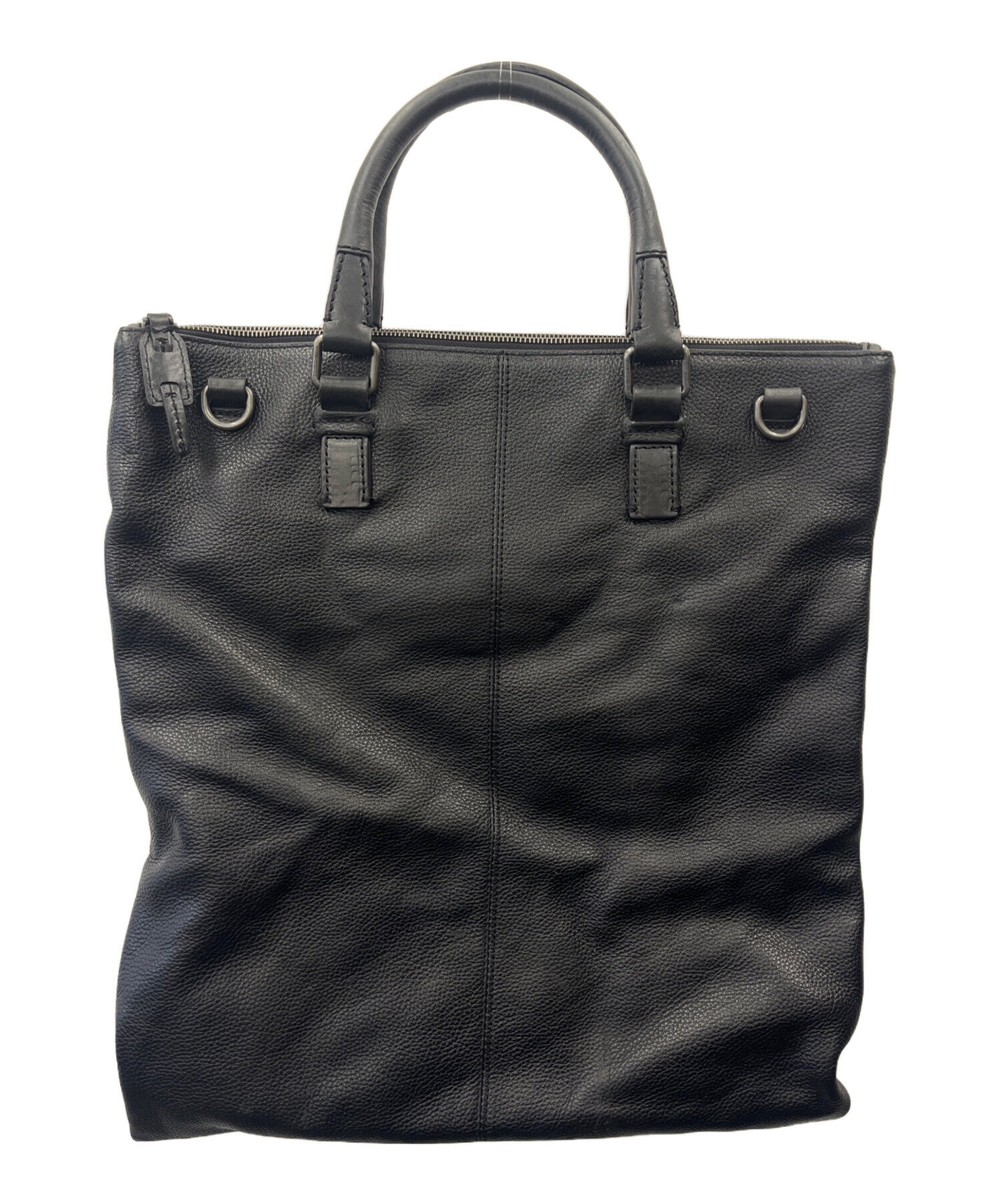 【お買得限定更新!!】DOLCE&GABBANAレザートートバッグブラックカラー 中古・古着通販】DOLCE & GABBANA (ドルチェ＆ガッバーナ) DOLCE