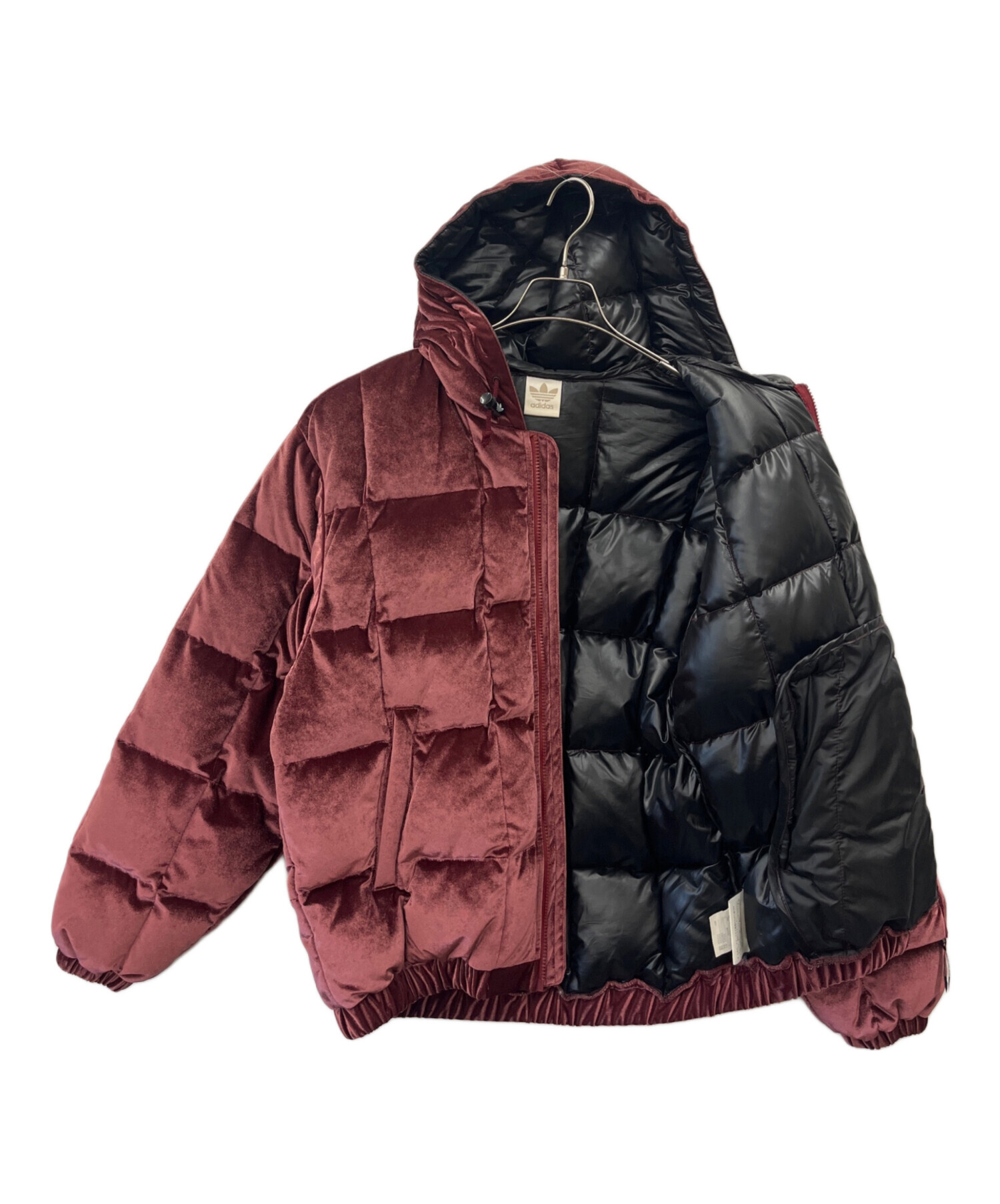 中古・古着通販】adidas (アディダス) adidas ベロアダウンジャケット 中古・古着通販】adidas (アディダス) adidas ベロアダウンジャケット