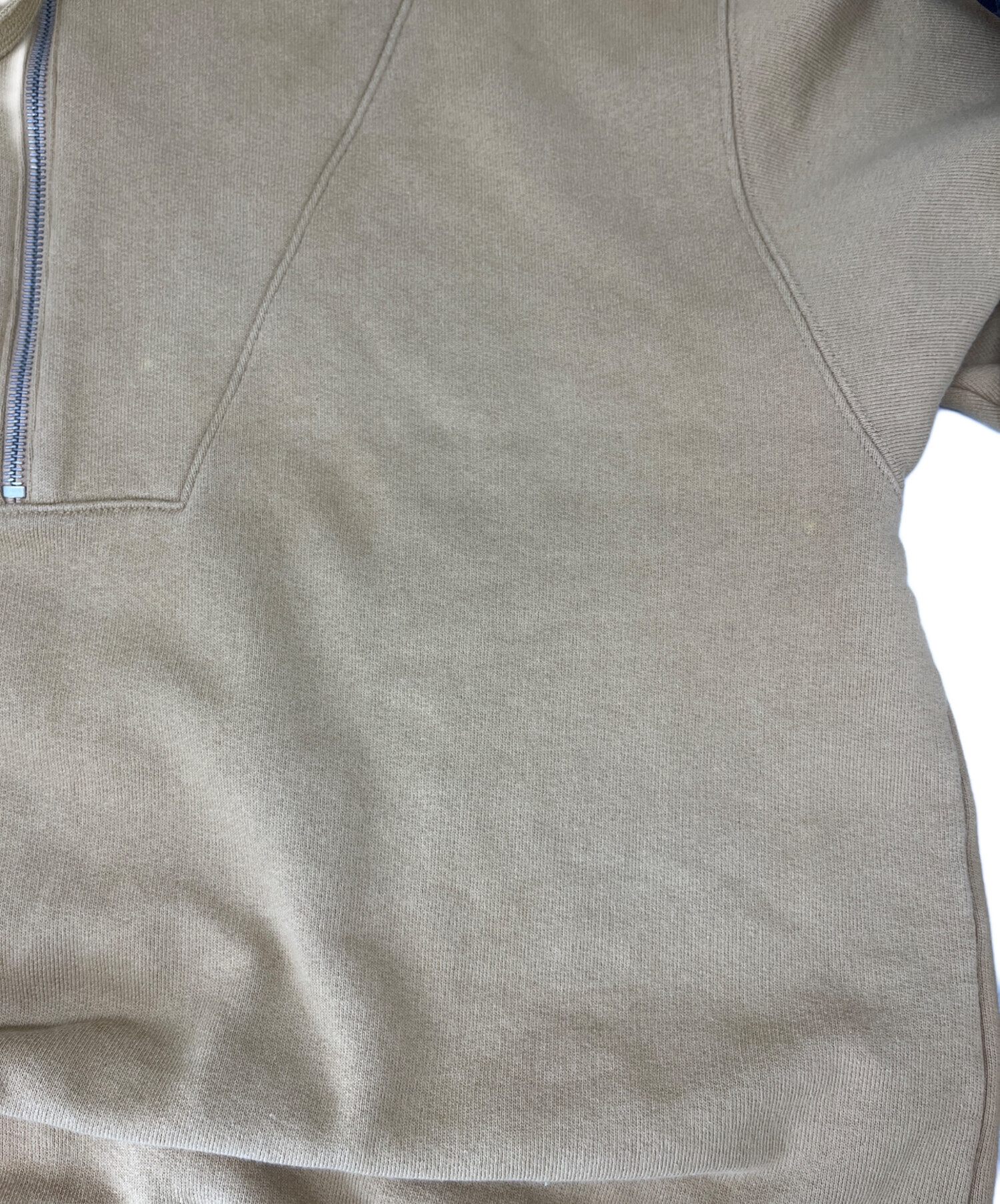 中古・古着通販】GUCCI (グッチ) GUCCI ハーフジップパーカー ベージュ