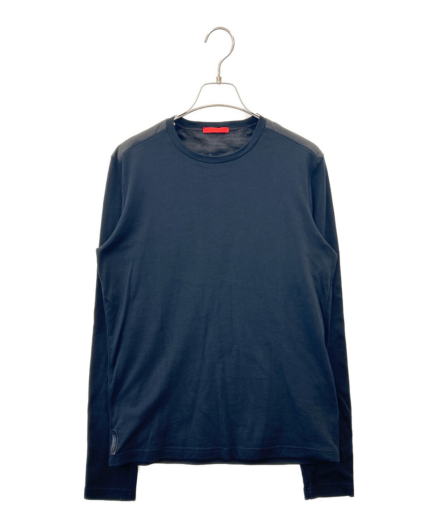 中古・古着通販】PRADA (プラダ) PRADA 長袖カットソー ブラック 