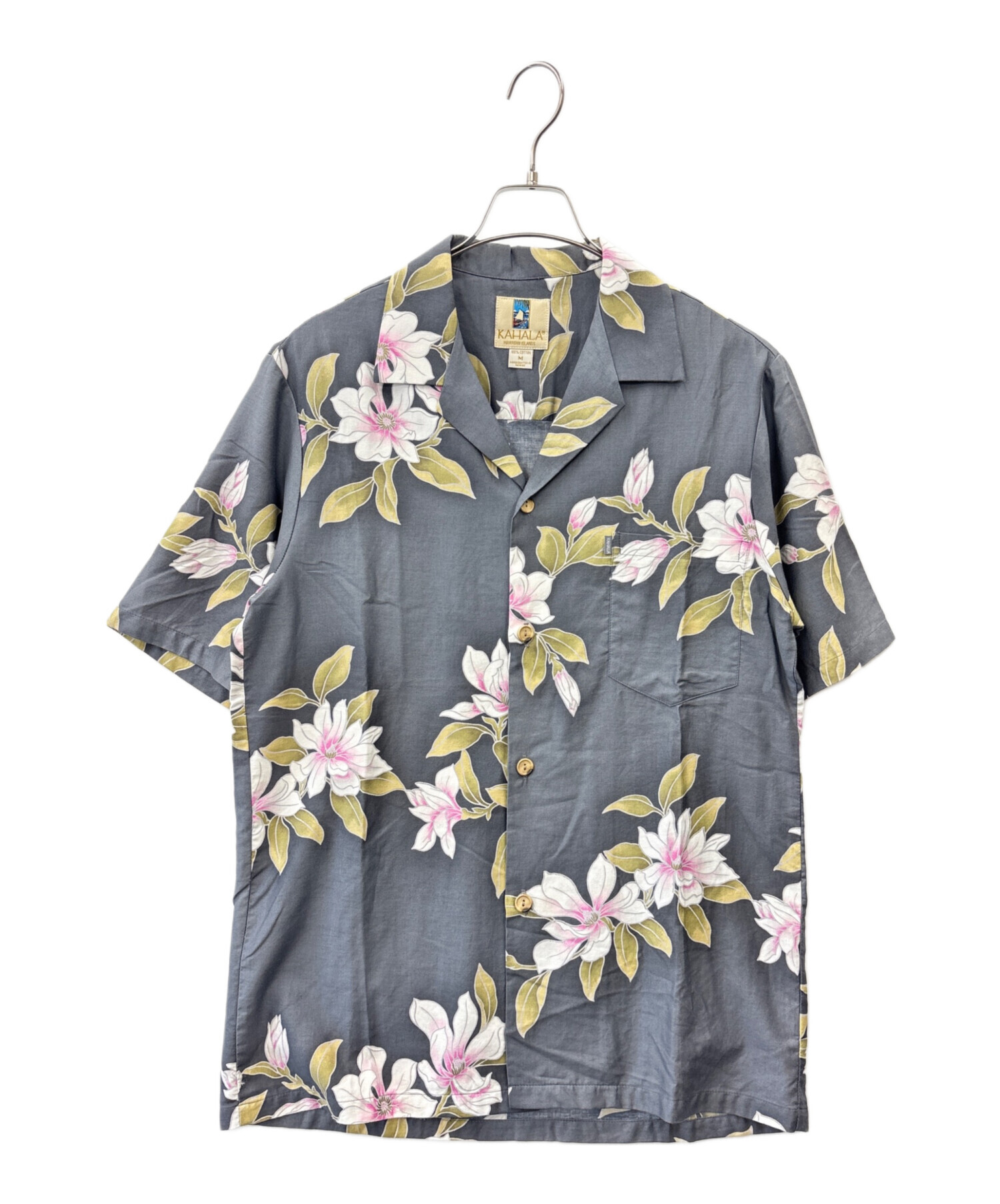 中古・古着通販】KAHALA (カハラ) KAHALA アロハシャツ グレー サイズ