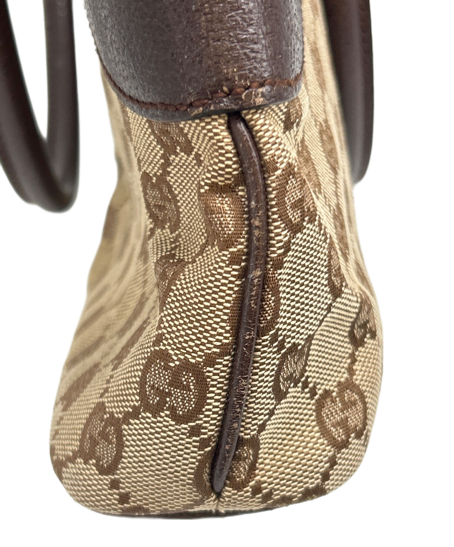 中古・古着通販】GUCCI (グッチ) GUCCI ハンドバッグ ベージュ