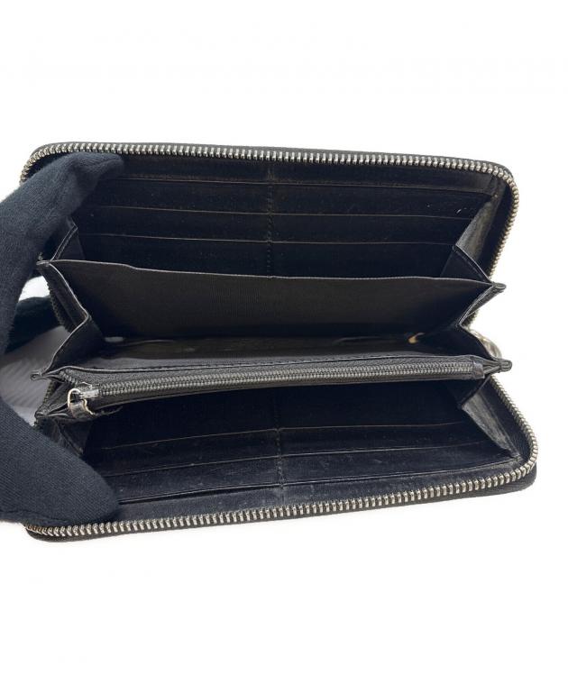 中古・古着通販】GUCCI (グッチ) GUCCI GGインプリメ 長財布 ブラック
