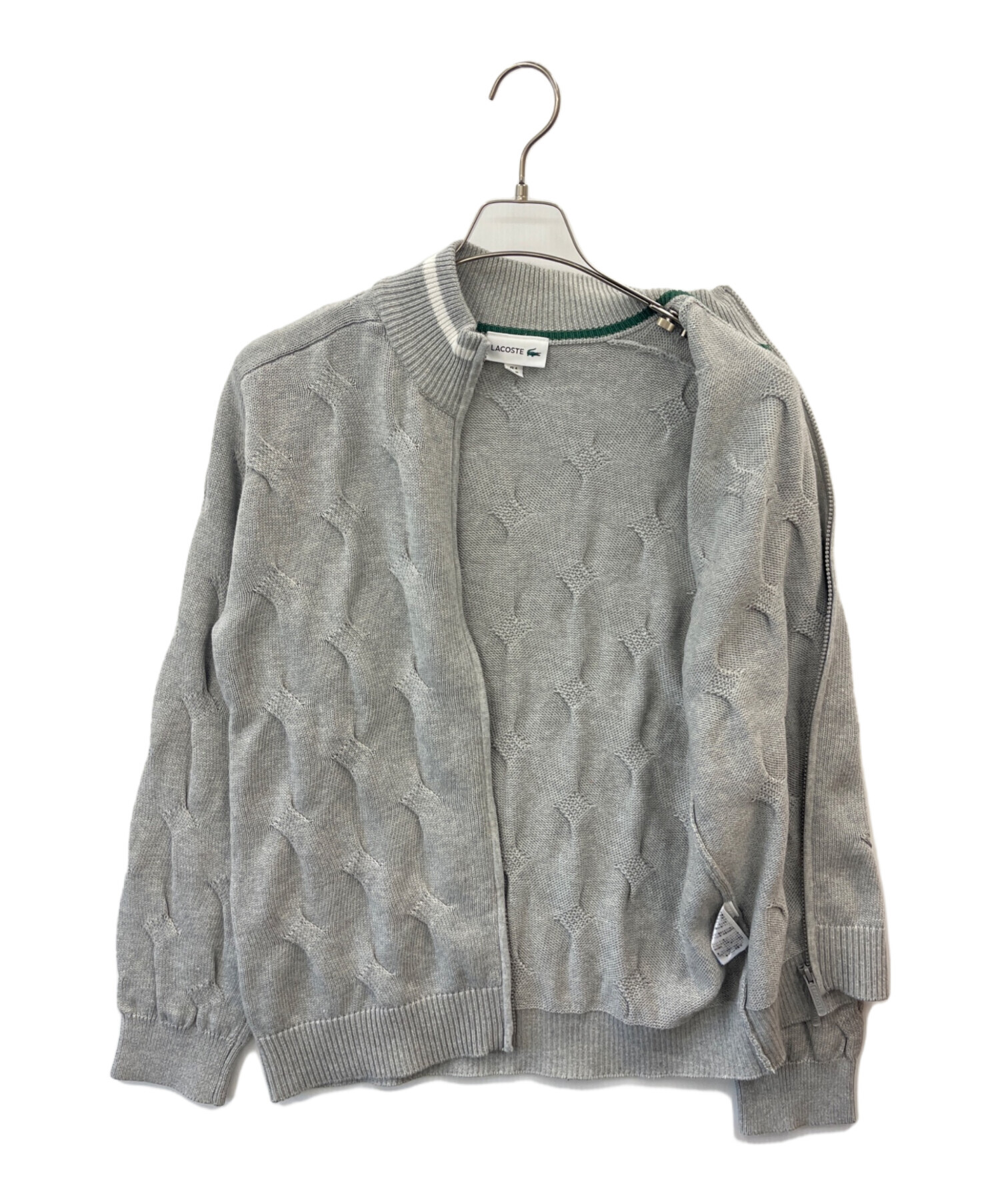 中古・古着通販】LACOSTE (ラコステ) LACOSTE 変形ケーブルジップ 