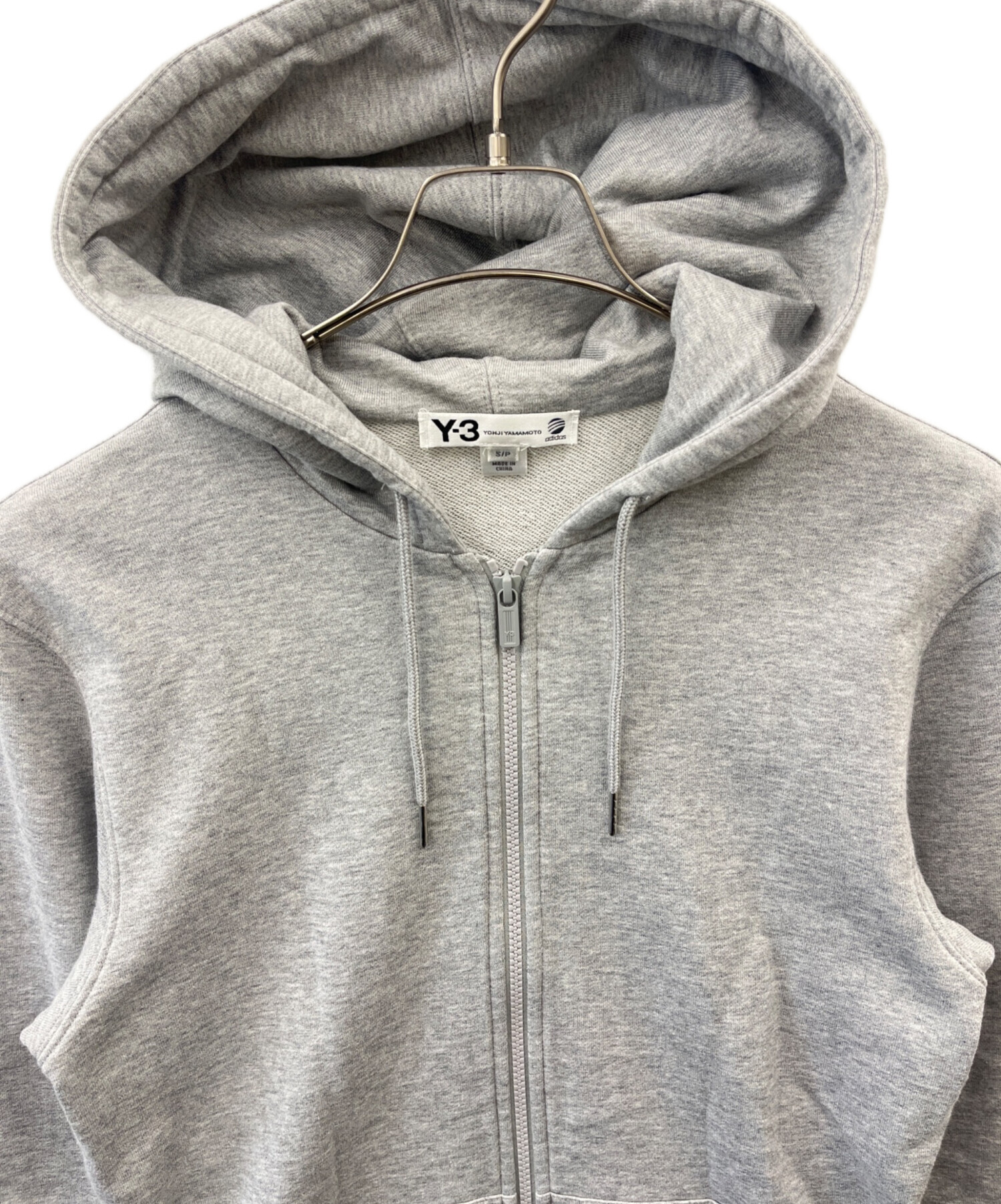 中古・古着通販】Y-3 (ワイスリー) Y-3 ジップパーカー グレー サイズ