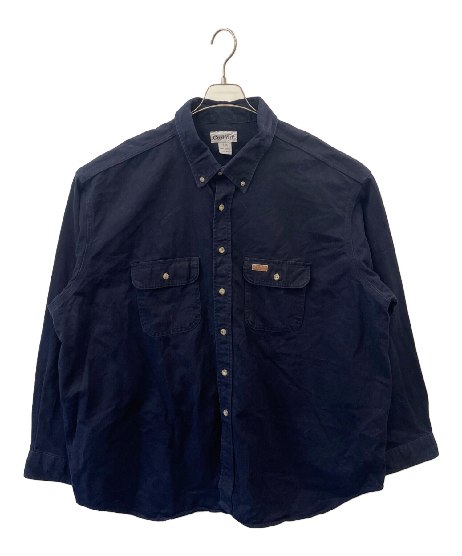 Carhartt 紺色 長袖シャツ　アウター　ジャケット 中古・古着通販】CarHartt (カーハート) CarHartt 長袖シャツ