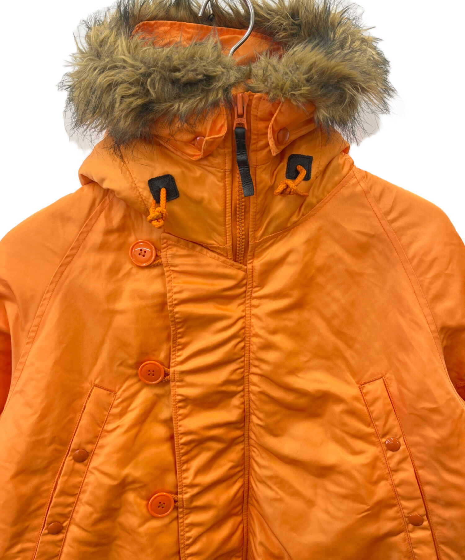 中古・古着通販】ALPHA (アルファ) ALPHA N-3Bジャケット オレンジ