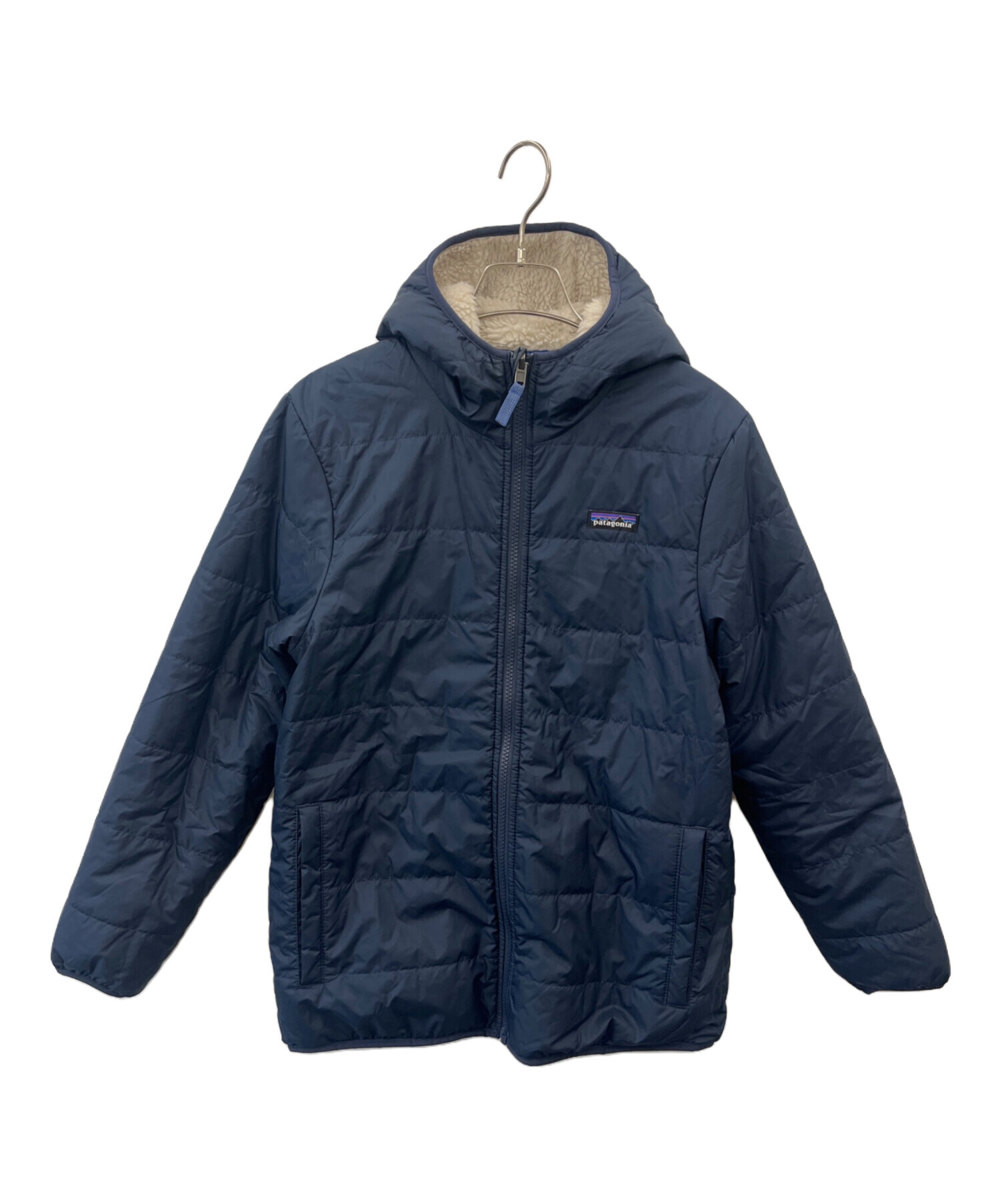 パタゴニア キッズ リバーシブル ジャケット XL 14 ネイビー 【公式通販】