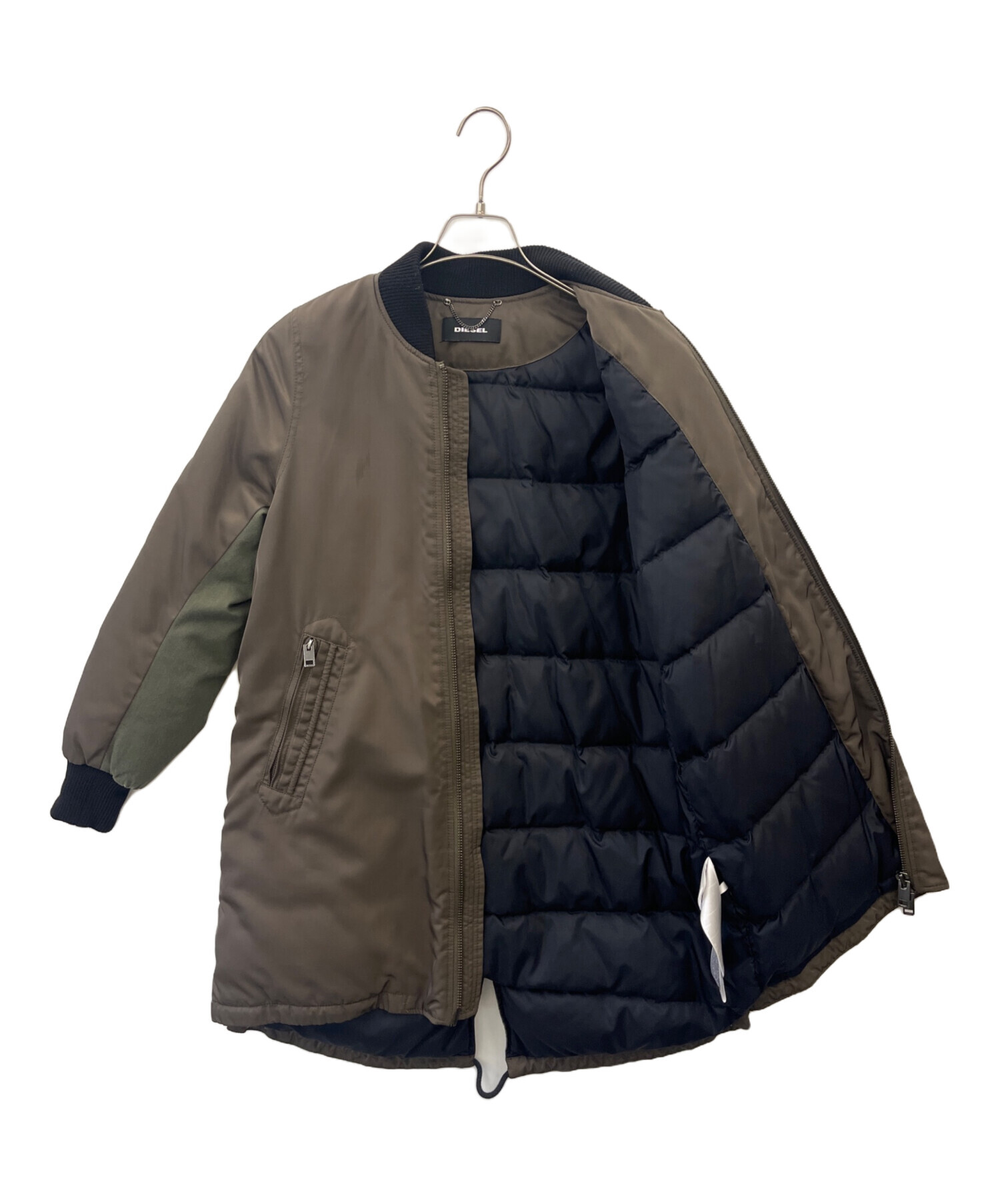 中古・古着通販】DIESEL (ディーゼル) DIESEL ダウンジャケット カーキ