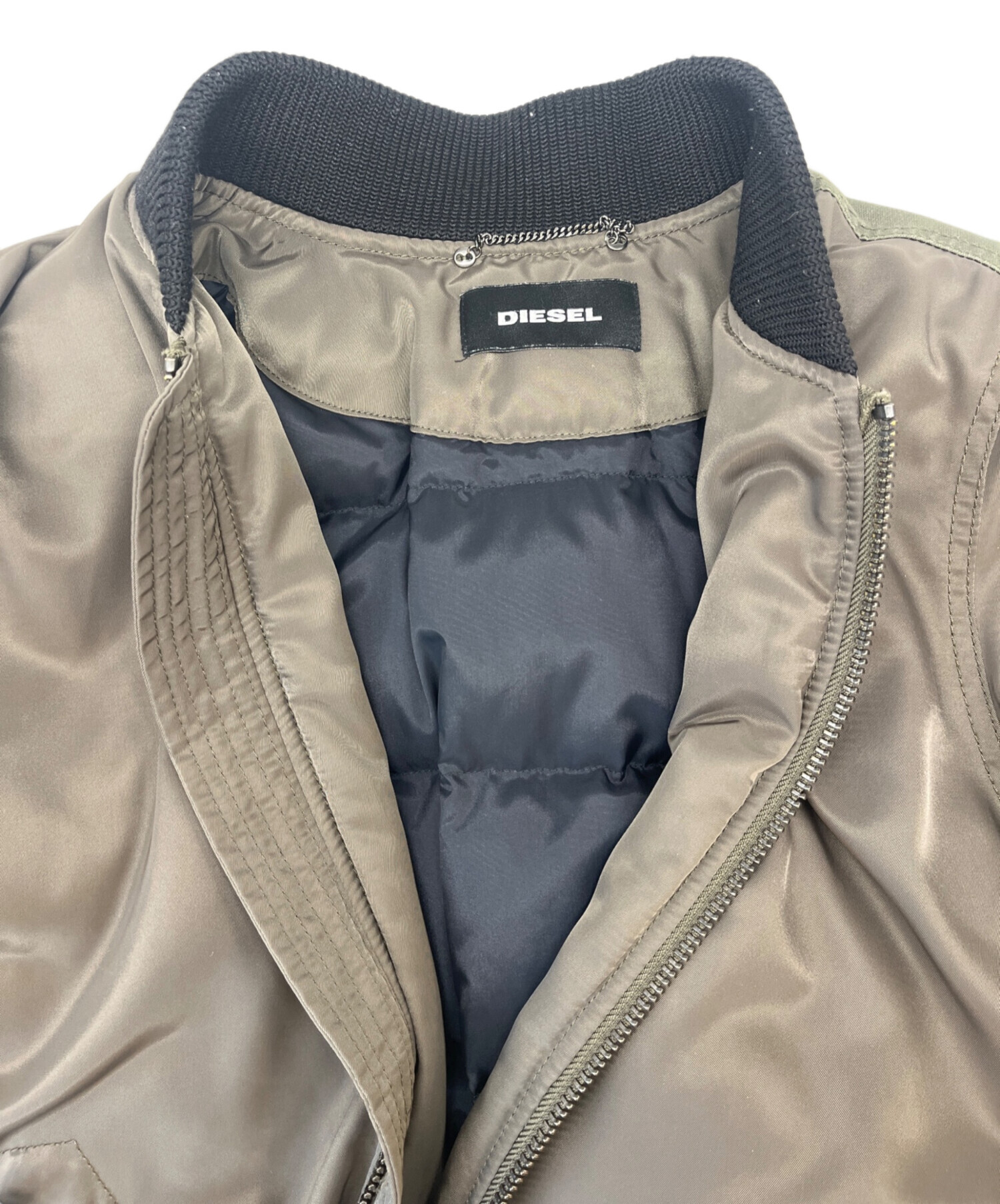 中古・古着通販】DIESEL (ディーゼル) DIESEL ダウンジャケット カーキ