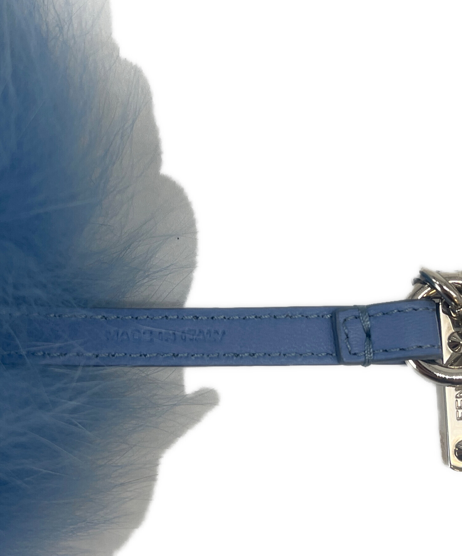 中古・古着通販】FENDI (フェンディ) FENDI ポンポンチャーム ブルー