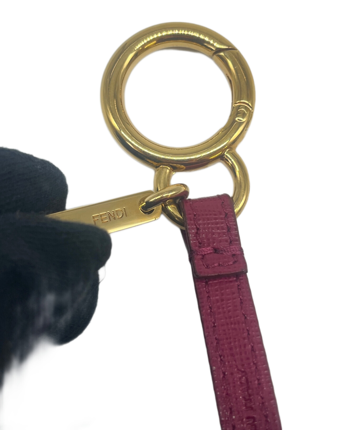 中古・古着通販】FENDI (フェンディ) FENDI ポンポンチャーム パープル