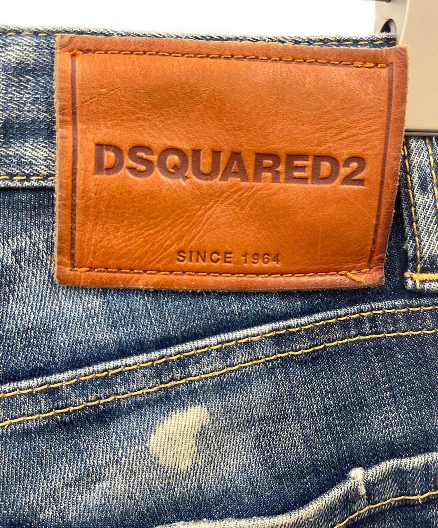 B2192P　▲DSQUARED2 ディースクエアード▲　ダメージ加工 バイカー デニムパンツ 46 / Tidy Biker Jeans S74LB0438 春～秋 rb TIDY BIKERディースクエアードDSQUARED2バイカーデニムS74LB1179 (D