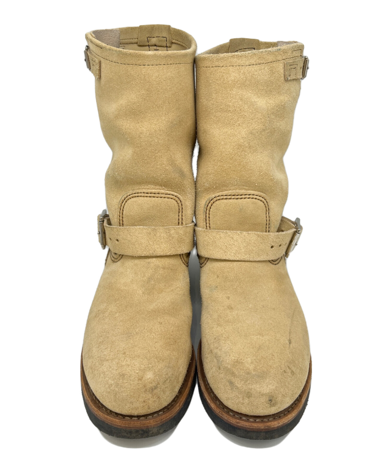 売り切り！【RED WING】エンジニアブーツ ベージュ 中古・古着通販】RED WING (レッドウィング) RED WING