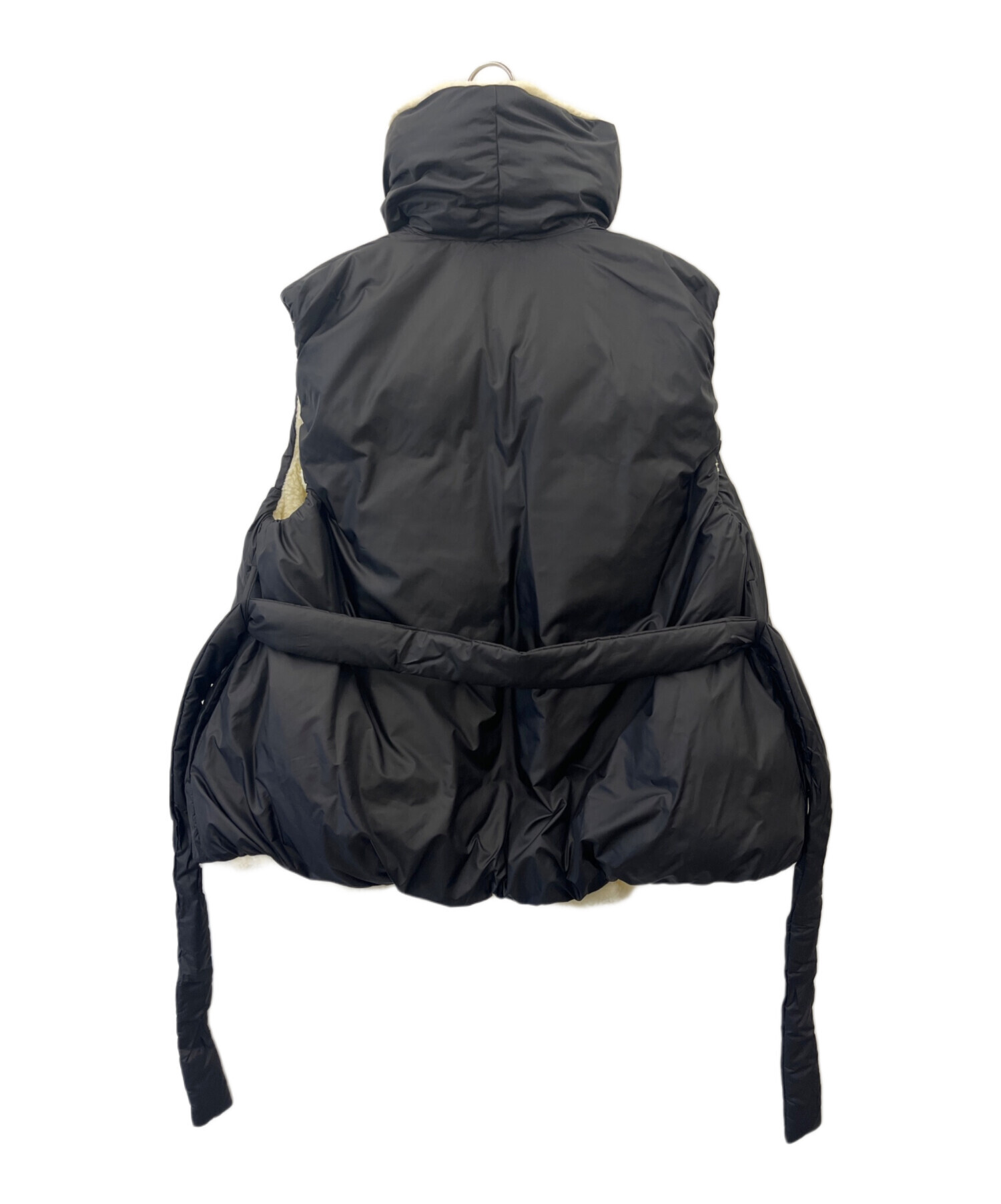 中古・古着通販】PaDD (パッド) PaDD ショールダウンベスト ブラック