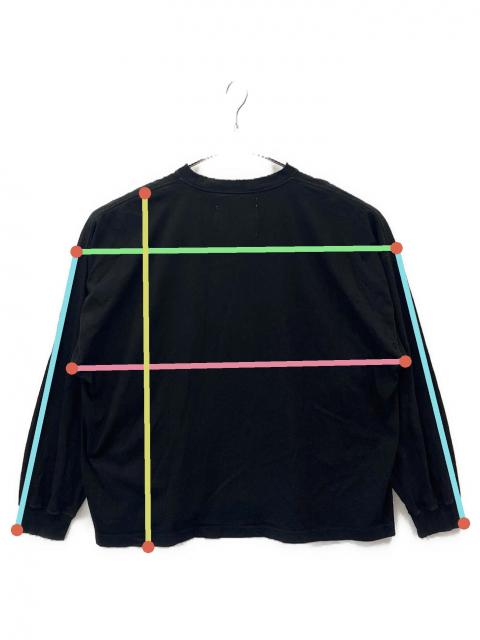 中古・古着通販】DAIRIKU (ダイリク) DAIRIKU 長袖カットソー ブラック