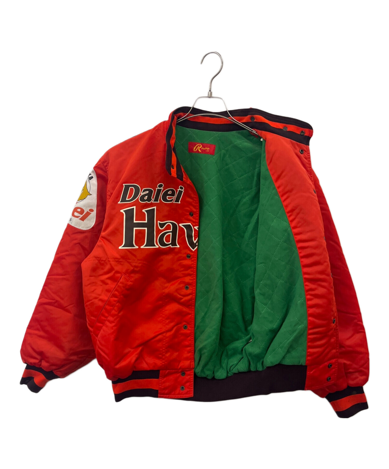 ダイエーホークススタジャン　ジャンパー 中古・古着通販】RAWLINGS (ローリングス) 福岡ダイエーホークス