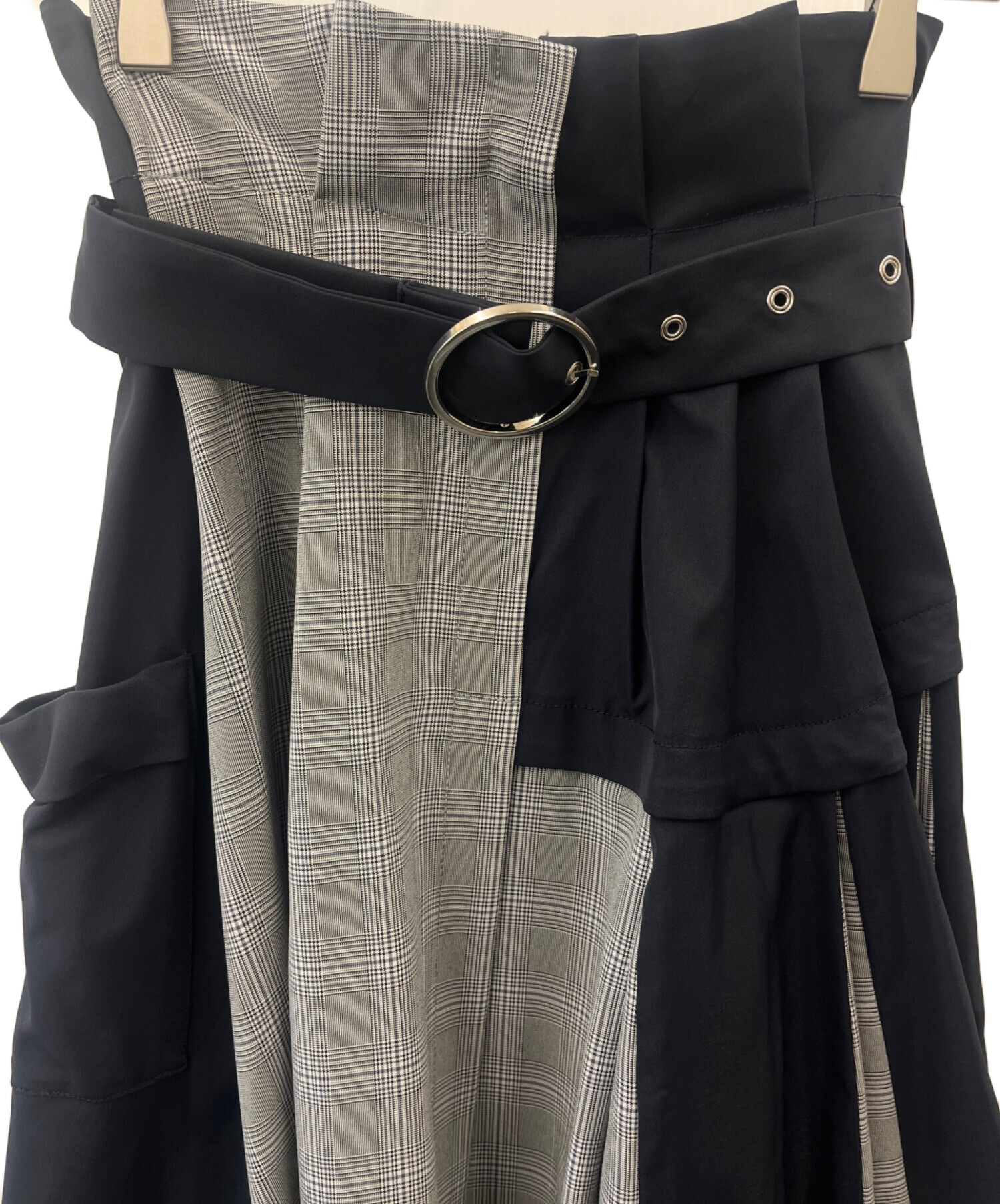 FURFUR ファーファー アシンメトリー　タックスカート　ロングスカート 2465301478.jpg?1735007159