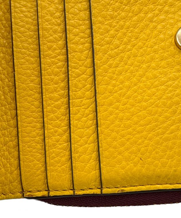 【新品同様/レア】トリーバーチ　キルティング　財布　二つ折り　イエロー　黄色 中古・古着通販】TORY BURCH (トリーバーチ) TORY BURCH 2つ折り財布