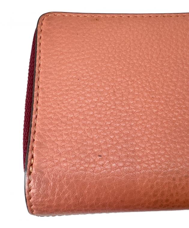 【美品•ほぼ未使用】トリーバーチ 二つ折り財布 L字ファスナー シェルピンク 中古・古着通販】TORY BURCH (トリーバーチ) TORY BURCH 2つ折り財布