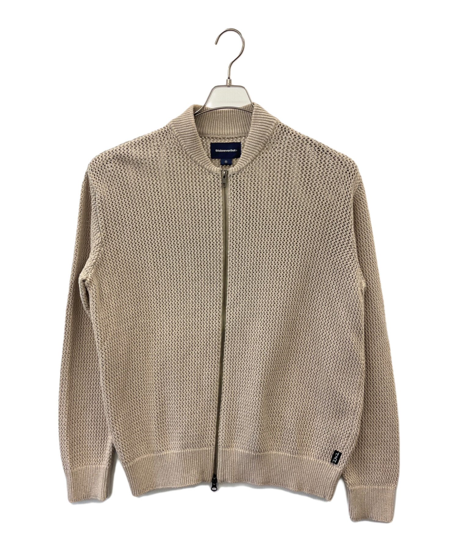 thisisneverthat ベージュ ジャケット M　ブルゾン 中古・古着通販】thisisneverthat (ディスイズネバーザット