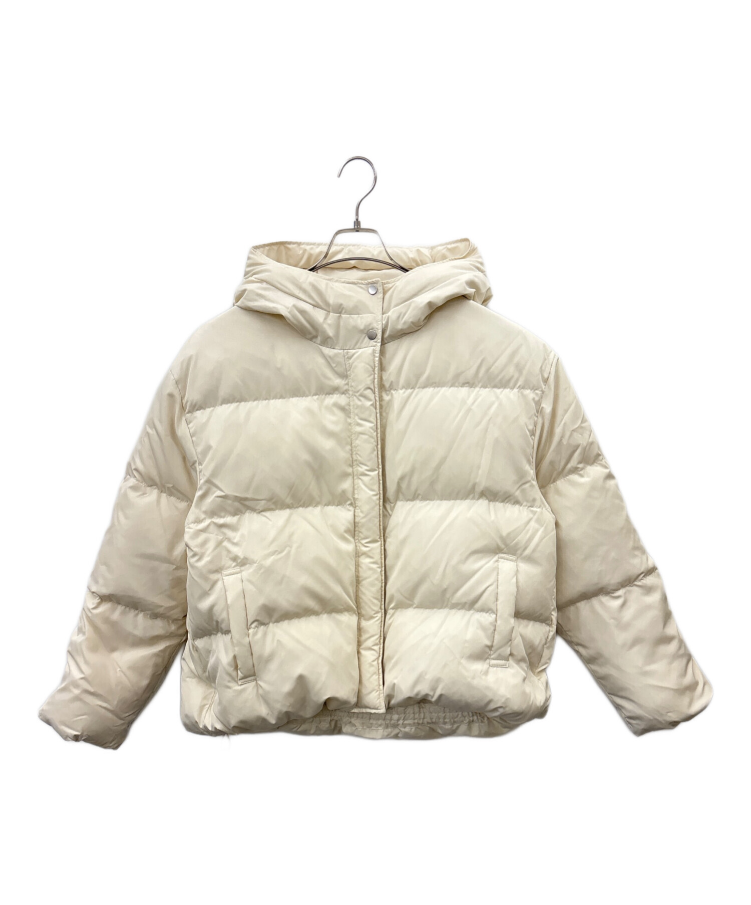 Mystrada フード付きダウンジャケット サイズ38 ベージュ 中古・古着通販】Mystrada (マイストラーダ) Mystrada ダウン