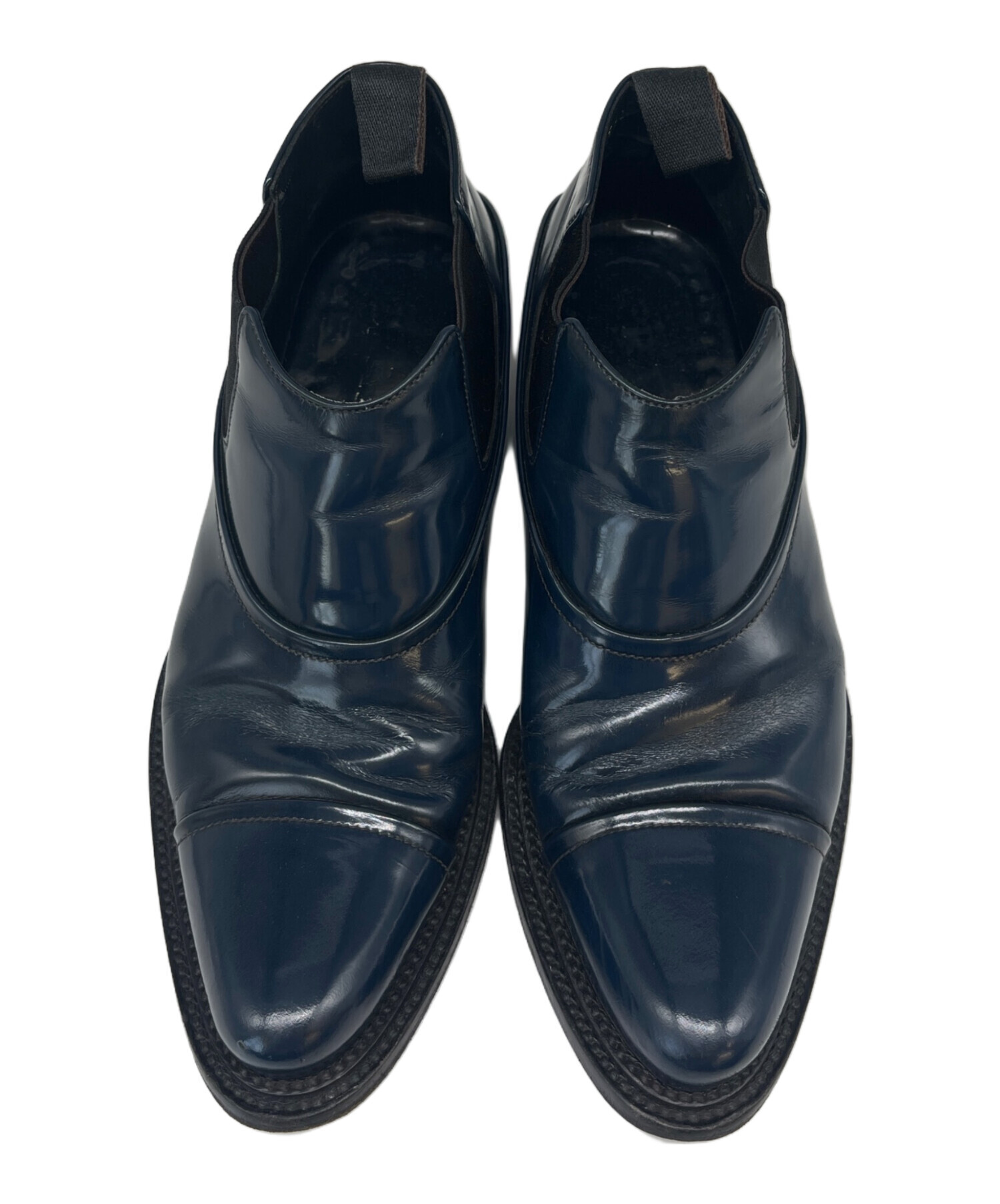 中古・古着通販】PRADA (プラダ) PRADA サイドゴアブーツ ネイビー