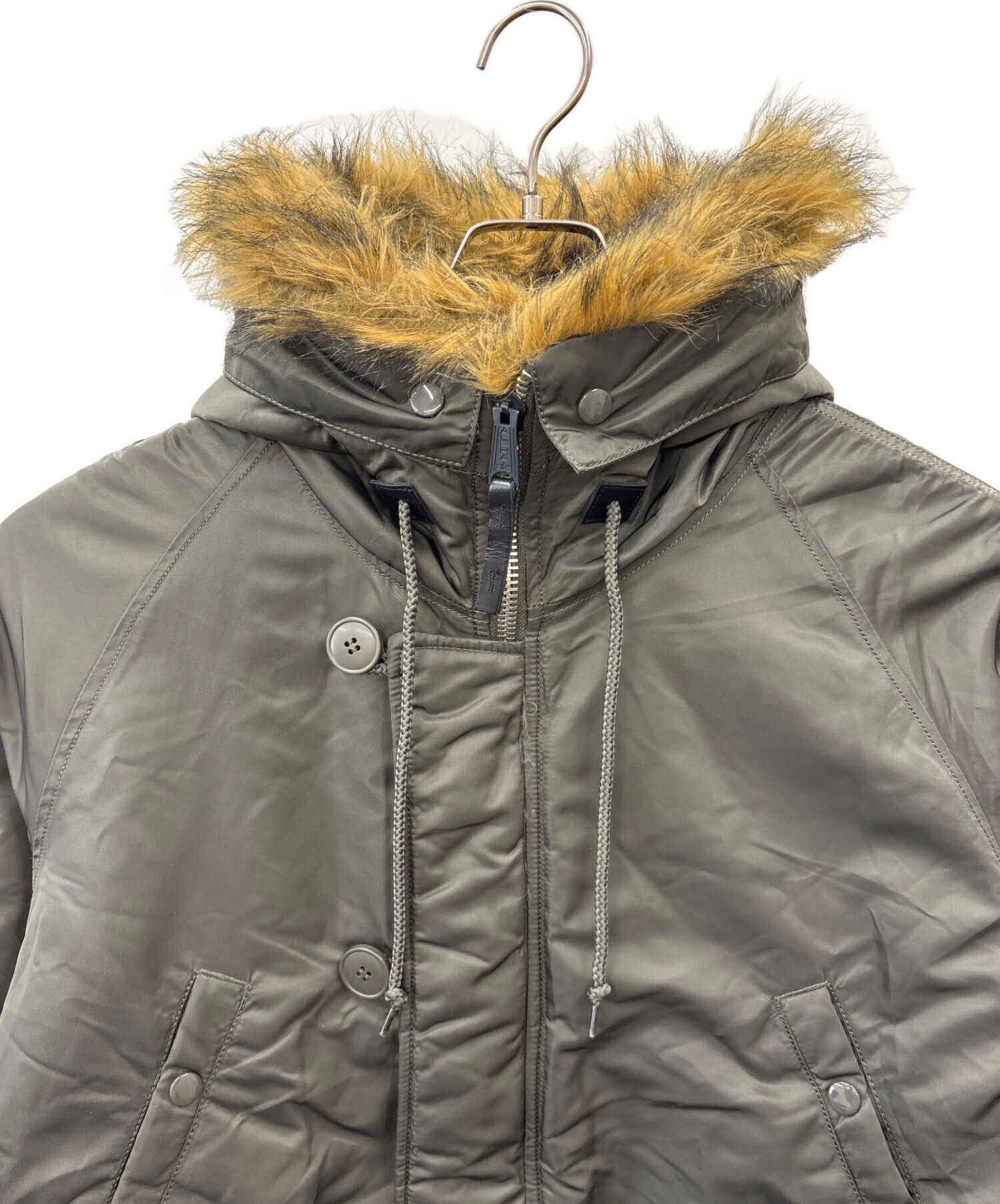 未使用・タグ付 CDG×アルファ モッズコート 春 コート ホワイト L ブランド古着】COMME des GARCONS × ALPHA / コムデギャルソン