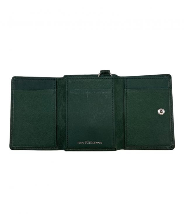 中古・古着通販】PORTER (ポーター) PORTER 3つ折り財布 グリーン