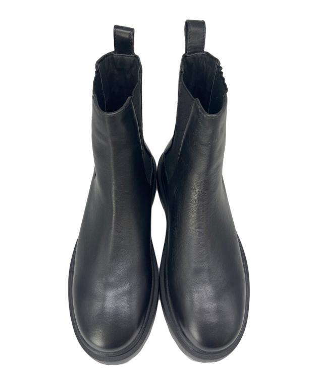 未使用FILLINブラック サイドゴアブーツ 本革厚底7cm サイズ23cm 中古・古着通販】FILLIN (フィルイン) FILLIN サイドゴアブーツ